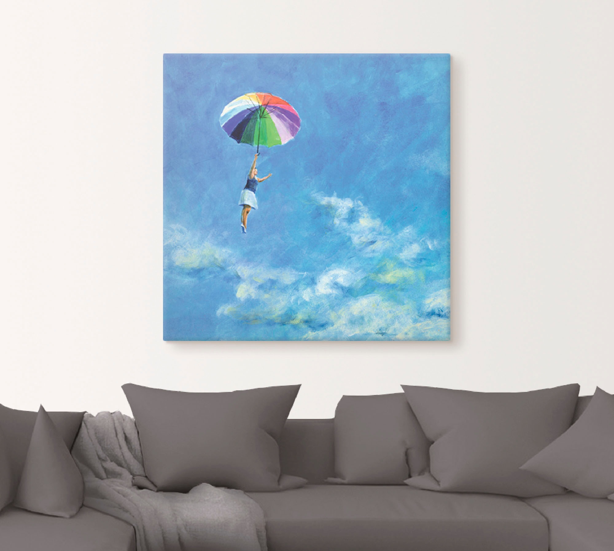 Artland Wandbild »Das Leben leben« Frau 1 Stk. tlg. als Leinwandbild, Poste günstig online kaufen