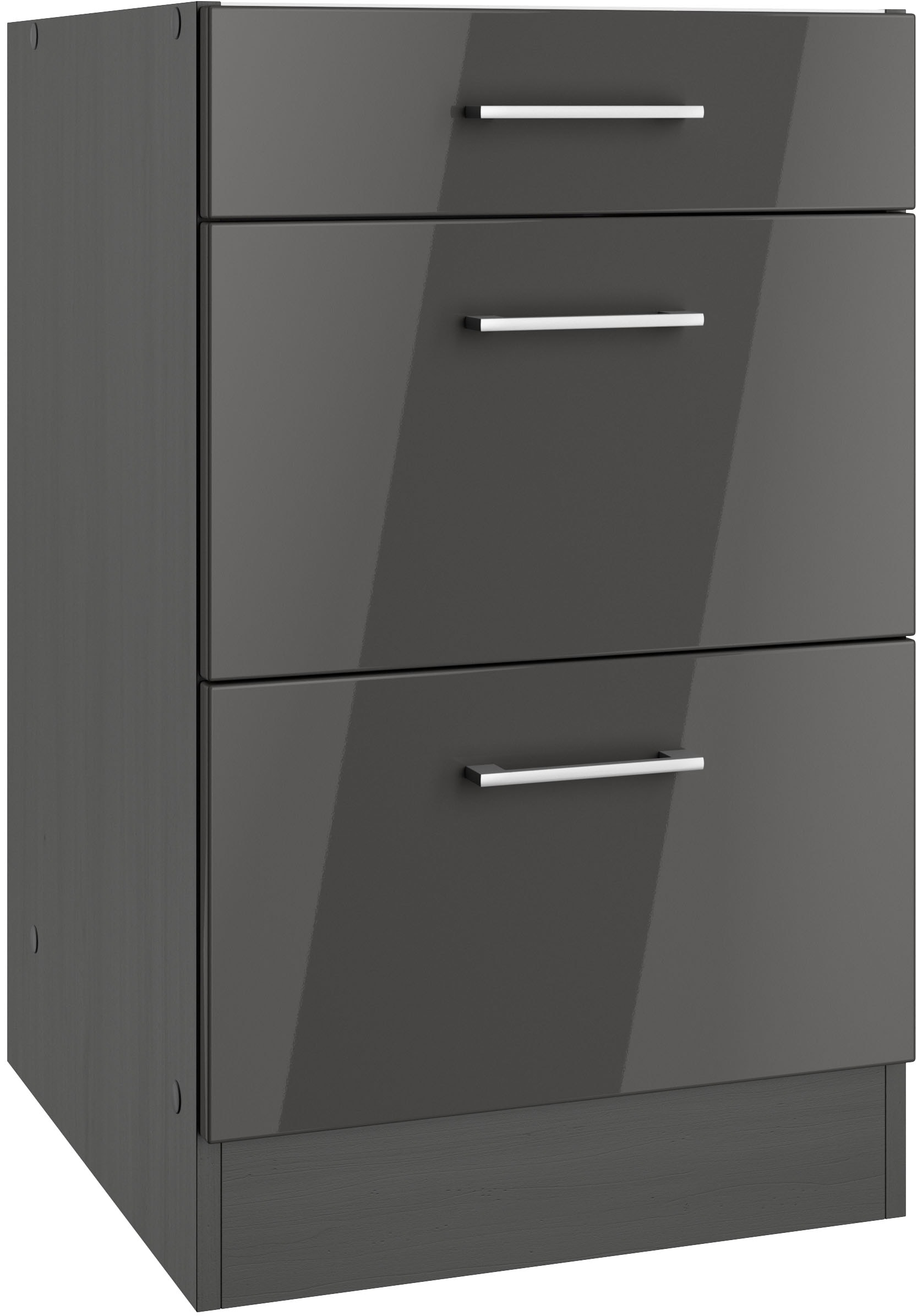 KOCHSTATION Unterschrank »KS-Milan«, HELD Möbel, Auszugschrank 100 cm, matt günstig online kaufen