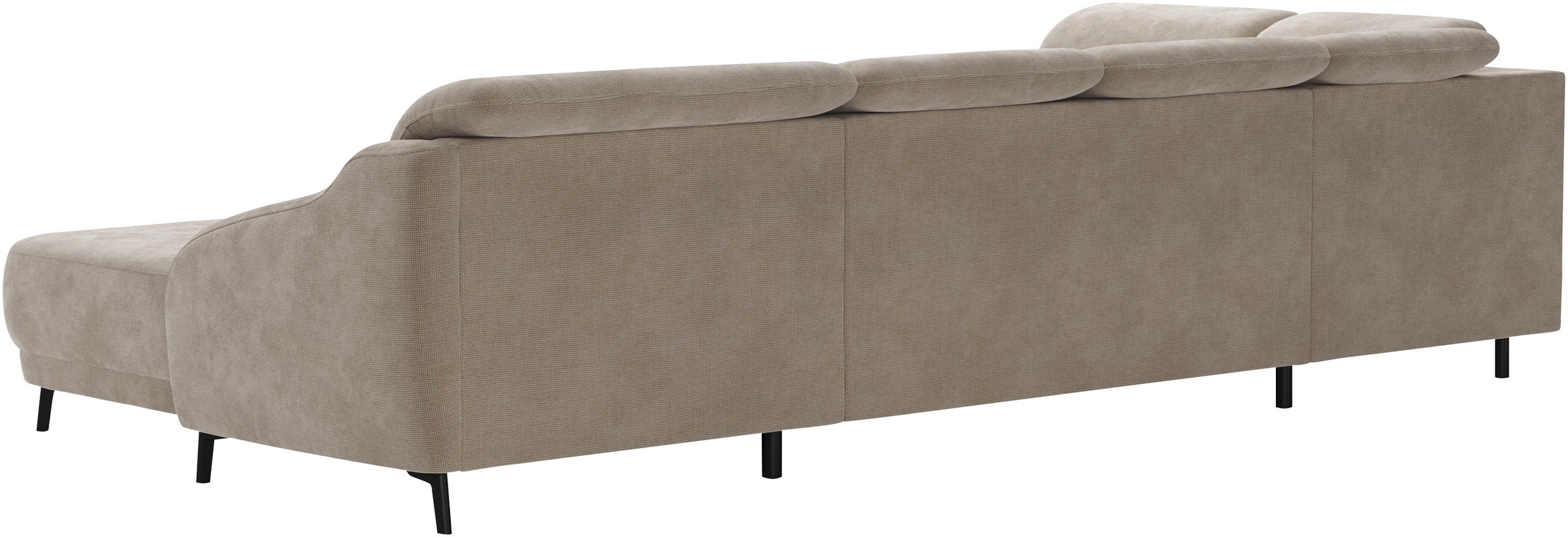 sit&more Wohnlandschaft »Blues U-Form«, inkl. Kopfteilverstellung, wahlweise mit Klapptisch und USB