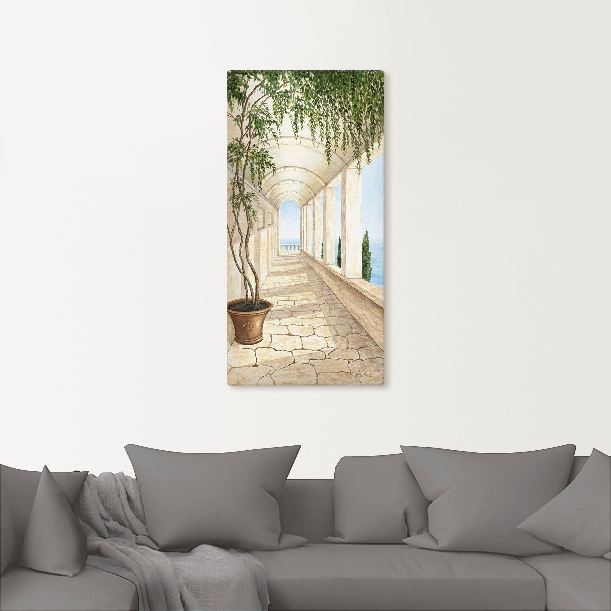 Artland Wandbild "Capri", Gebäude, (1 St.), als Alubild, Outdoorbild, Leinw günstig online kaufen