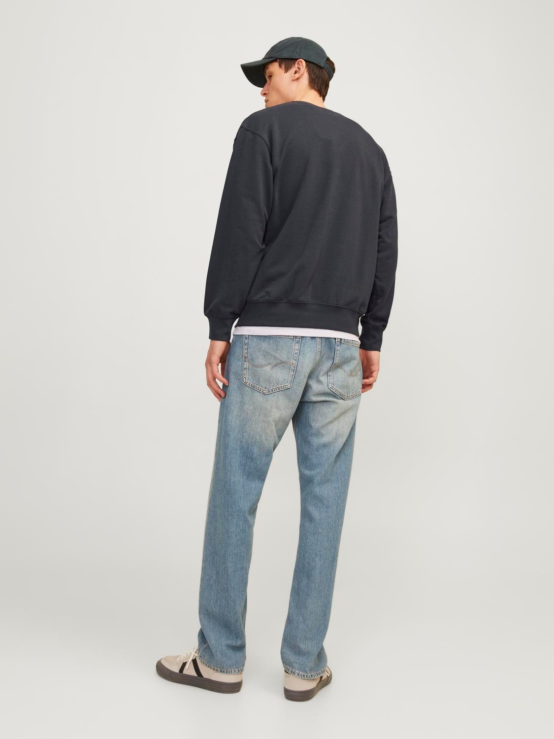 Jack & Jones Sweatshirt »JJECHARGE SWEAT CREW NECK NOOS«, mit Rippbündchen