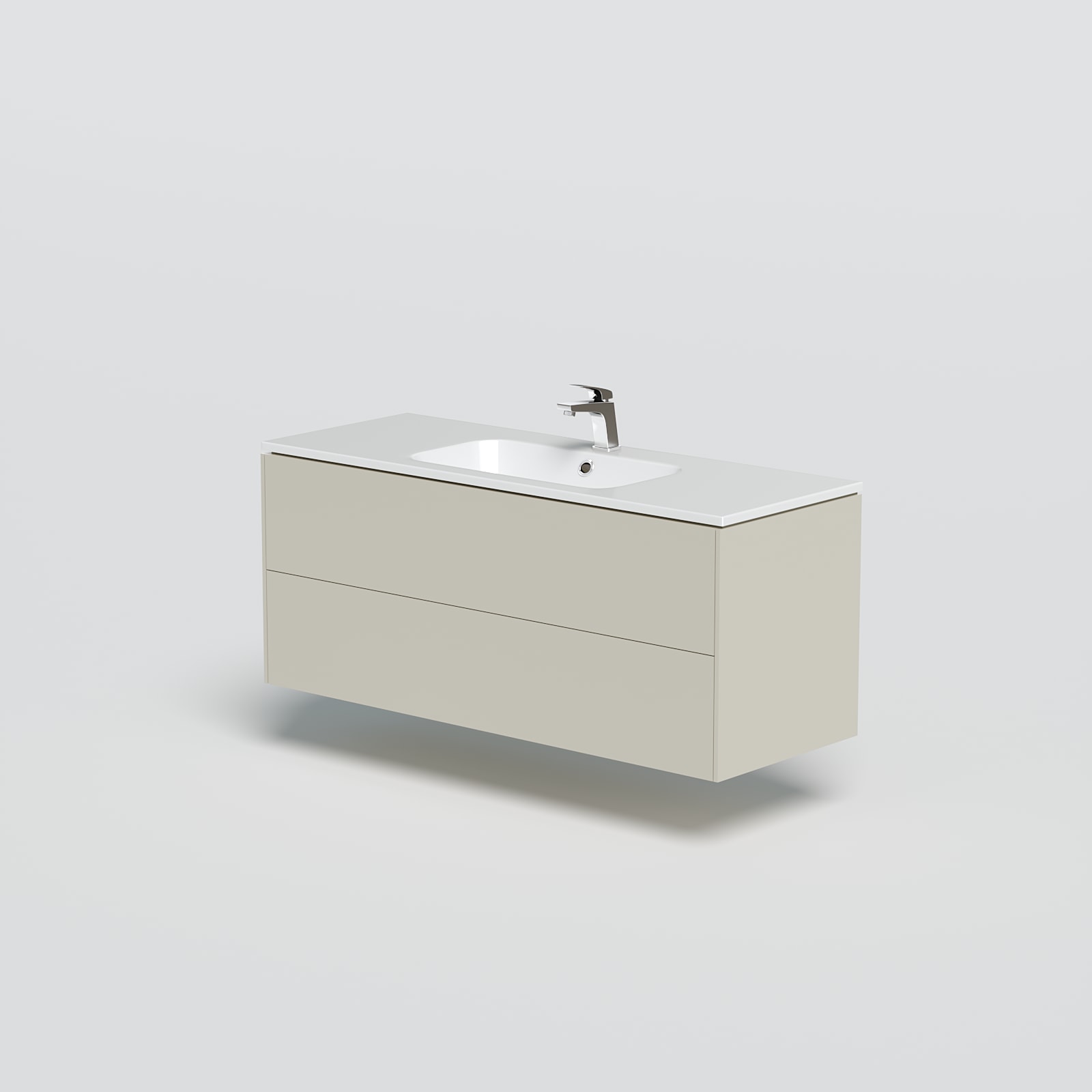 welltime Waschtisch »D-Line«, Badmöbel mit Keramik Waschbecken, Soft-Close- günstig online kaufen