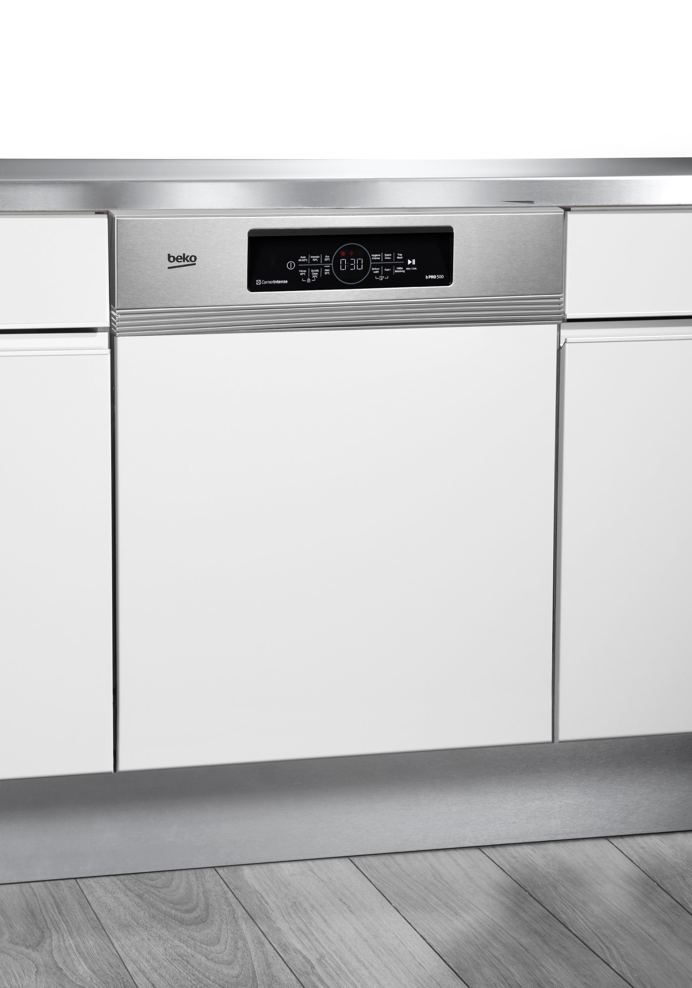 BEKO teilintegrierbarer Geschirrspüler »BDSN36461XC«, 14 Maßgedecke, SelfDry