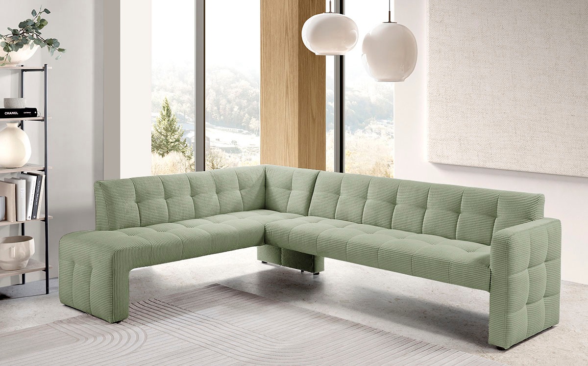 exxpo - sofa fashion Essbank »Barista, bequem und elegant, hohe Bodenfreiheit«, Eckbank Barista bequem und elegant, hochwertige Detailverarbeitung