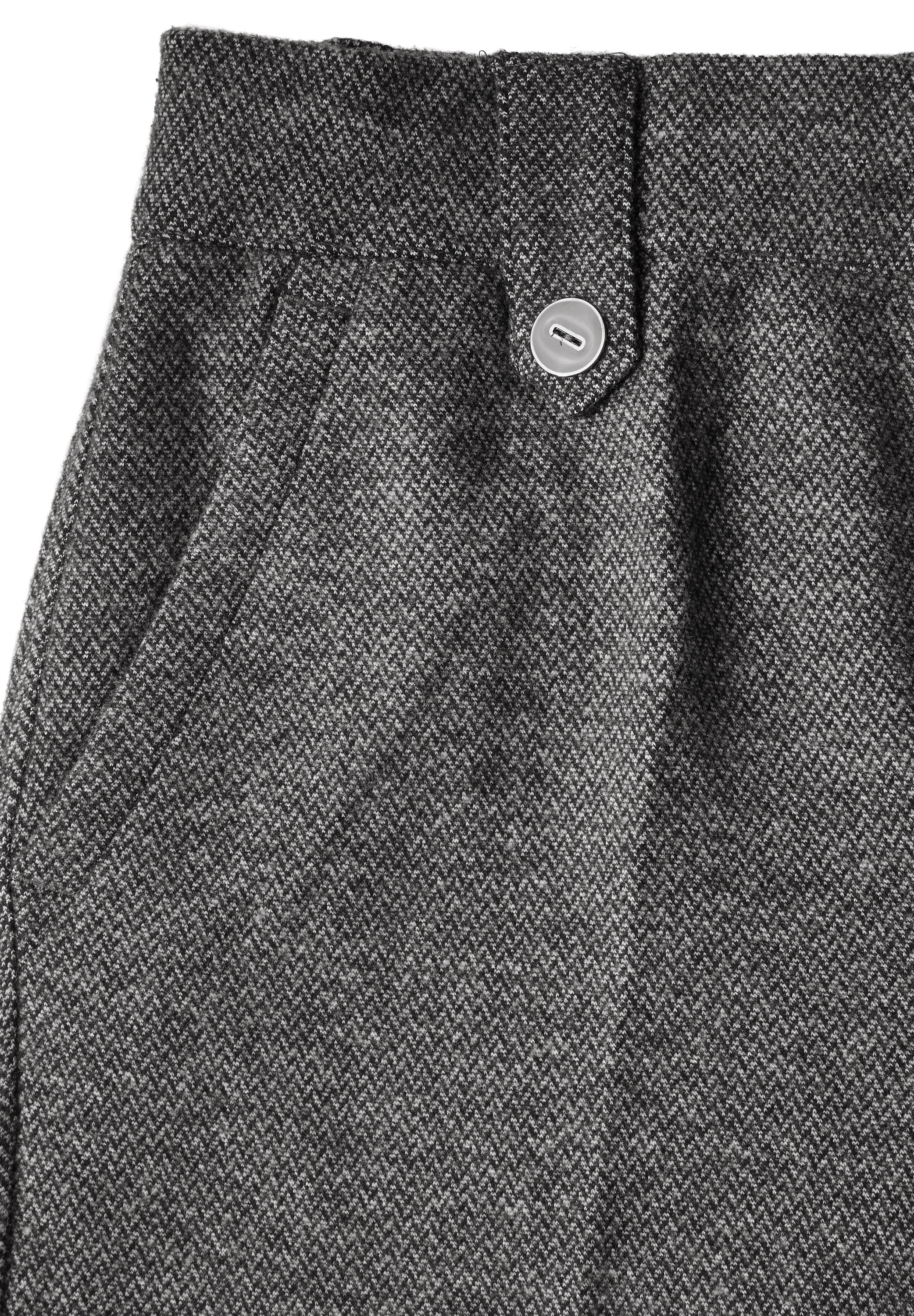 STREET ONE Stoffhose, Fishbone-Hose im Casual Fit