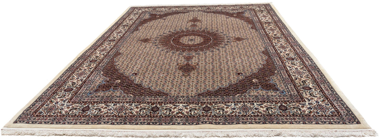 morgenland Wollteppich »Moud Medaillon Beige 354 x 253 cm«, rechteckig, 10 günstig online kaufen