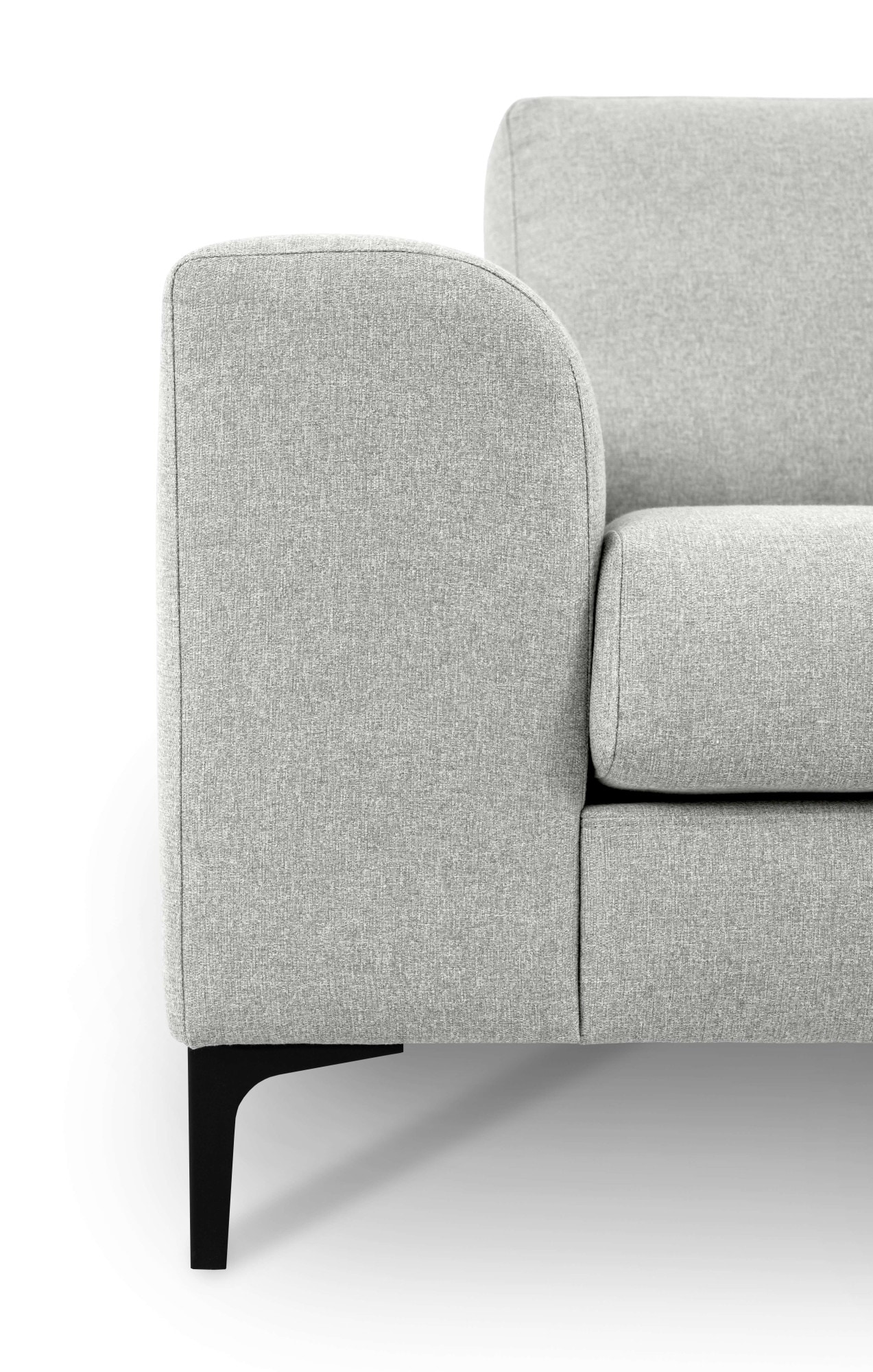 OTTO home 2,5-Sitzer »Henry, Kompaktsofa, Breite 214 cm« mit Metallbeinen, Wellenunterfederung, wasserabweisender Stoff