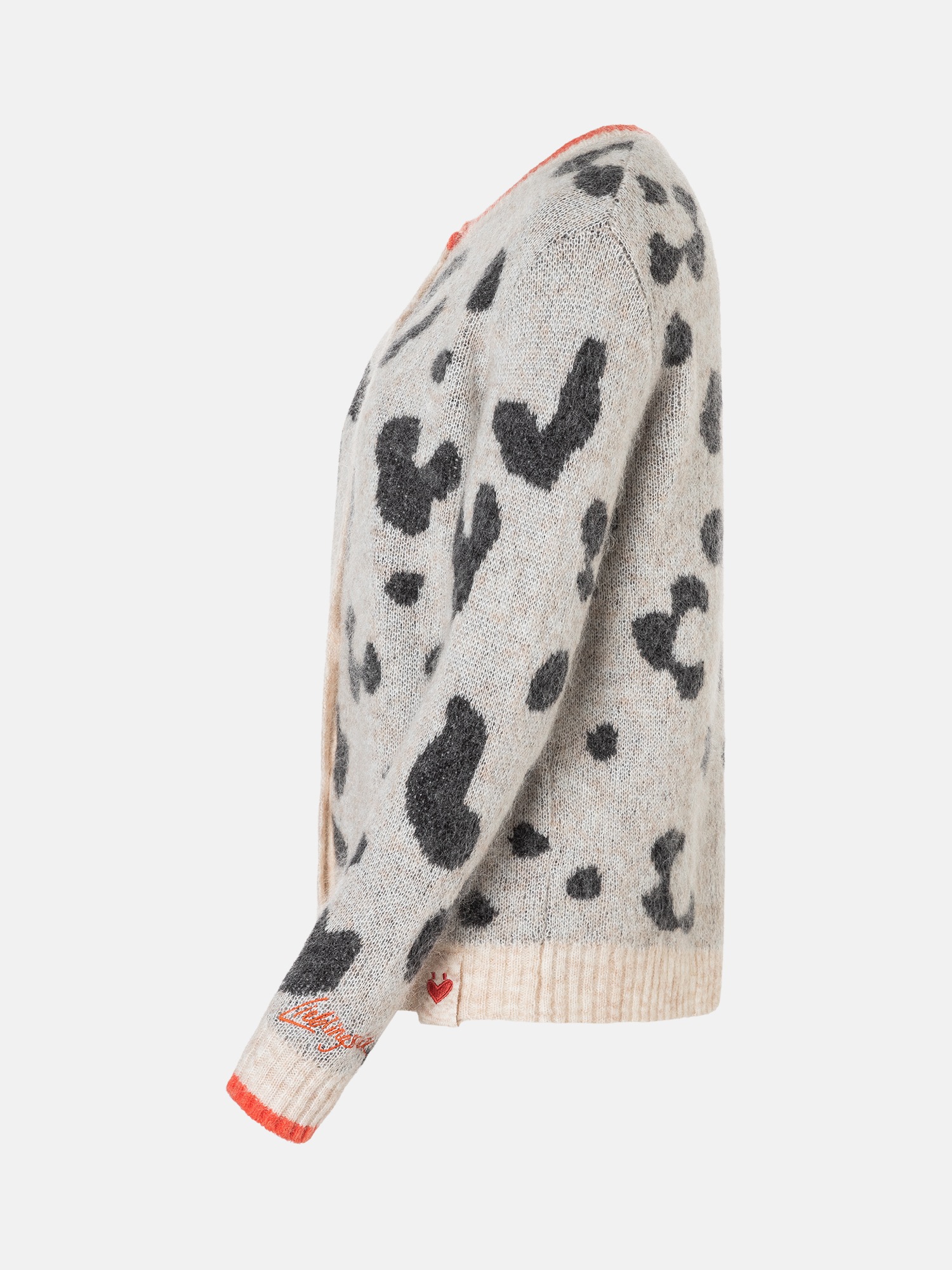 Lieblingsstück Strickjacke »AnninaL« mit Animalprint