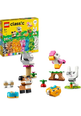 Konstruktionsspielsteine »Kreative Tiere (11034), LEGO Classic«, (450 St.)