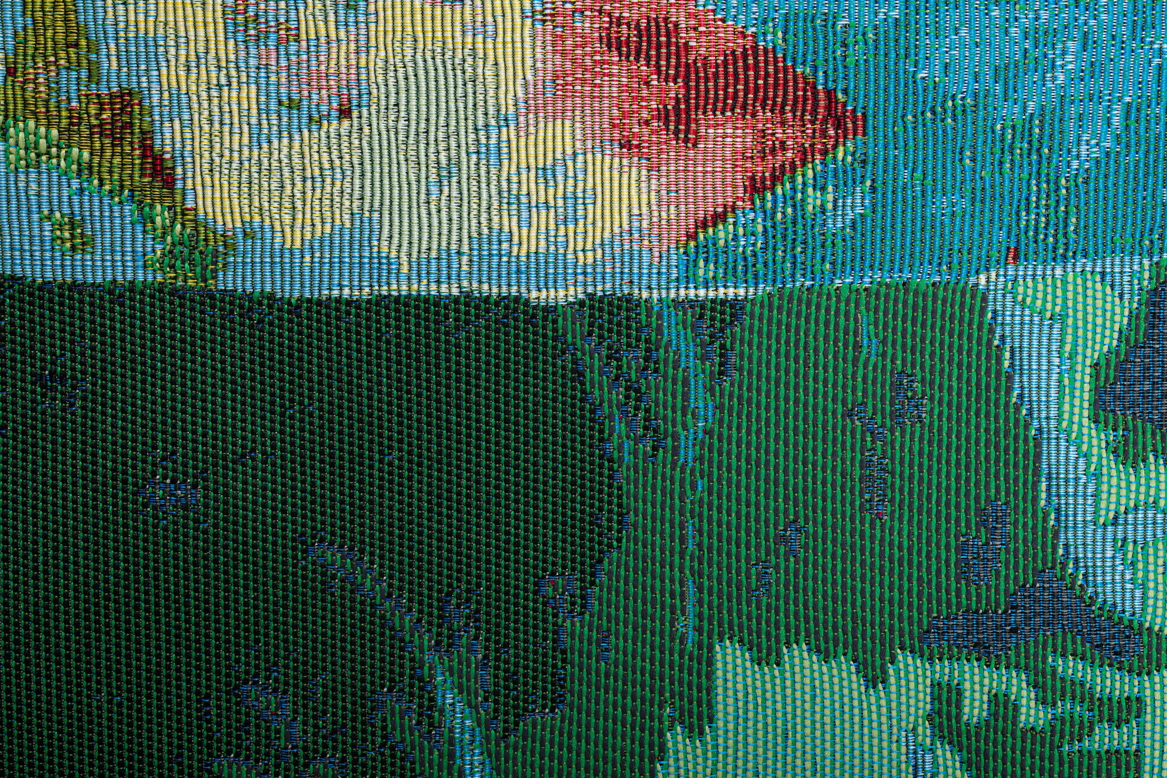 Sansibar Teppich »Rantum Beach SA-024« rechteckig 5 mm Höhe Flachgewebe, modernes Design, Motiv Surfboard, In- & Outdoor geeignet
