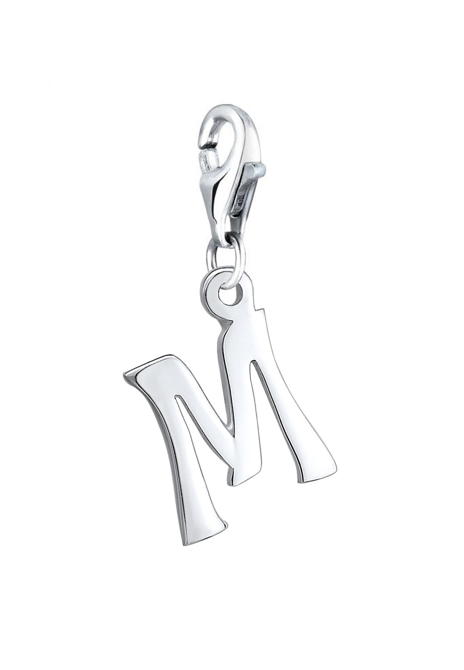 Nenalina Charm-Einhänger »Buchstabe Anhänger Initialen Modern 925 Silber«