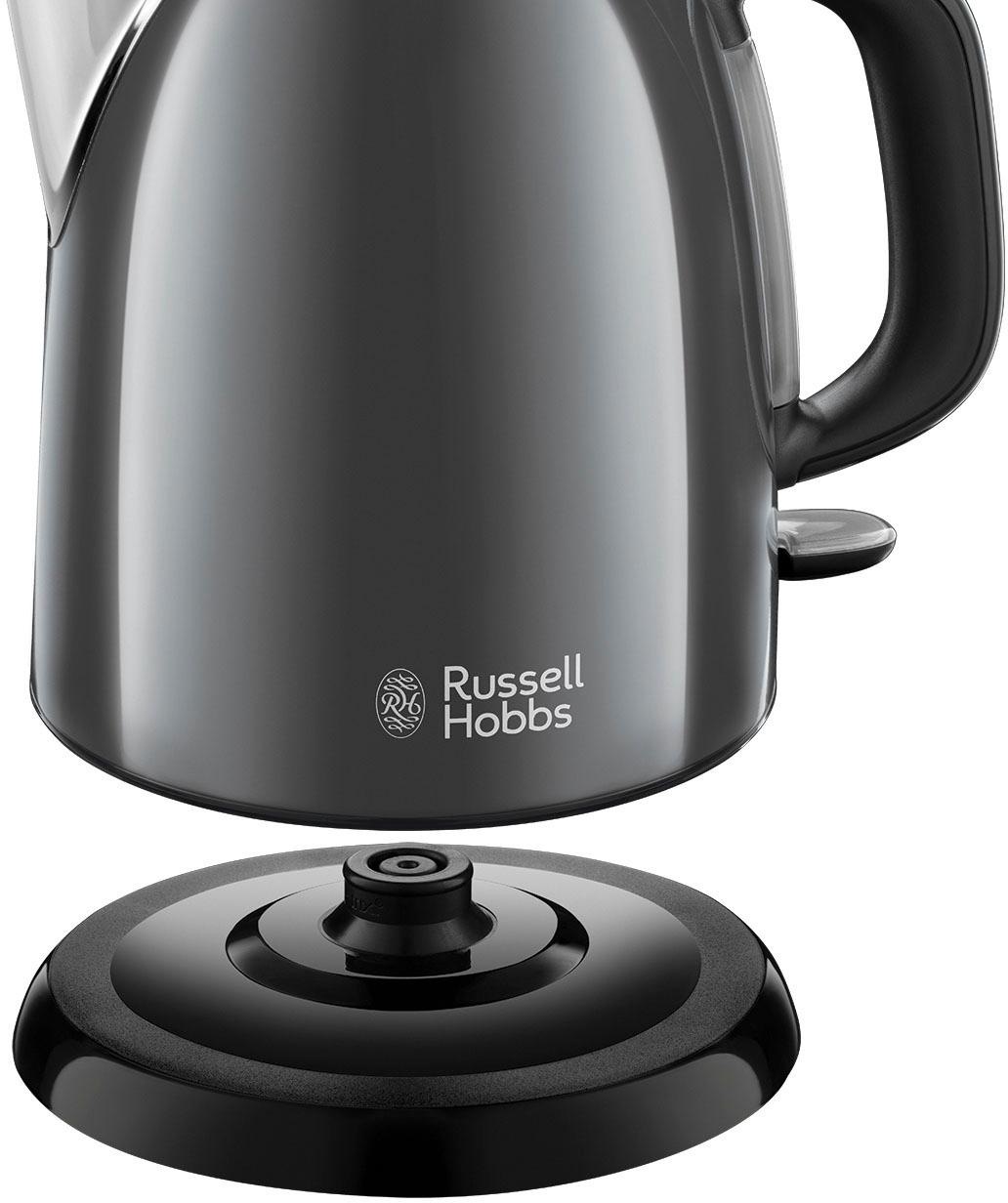 RUSSELL HOBBS Wasserkocher »Colours plus grau 24993-70«, 1 l, 2400 W