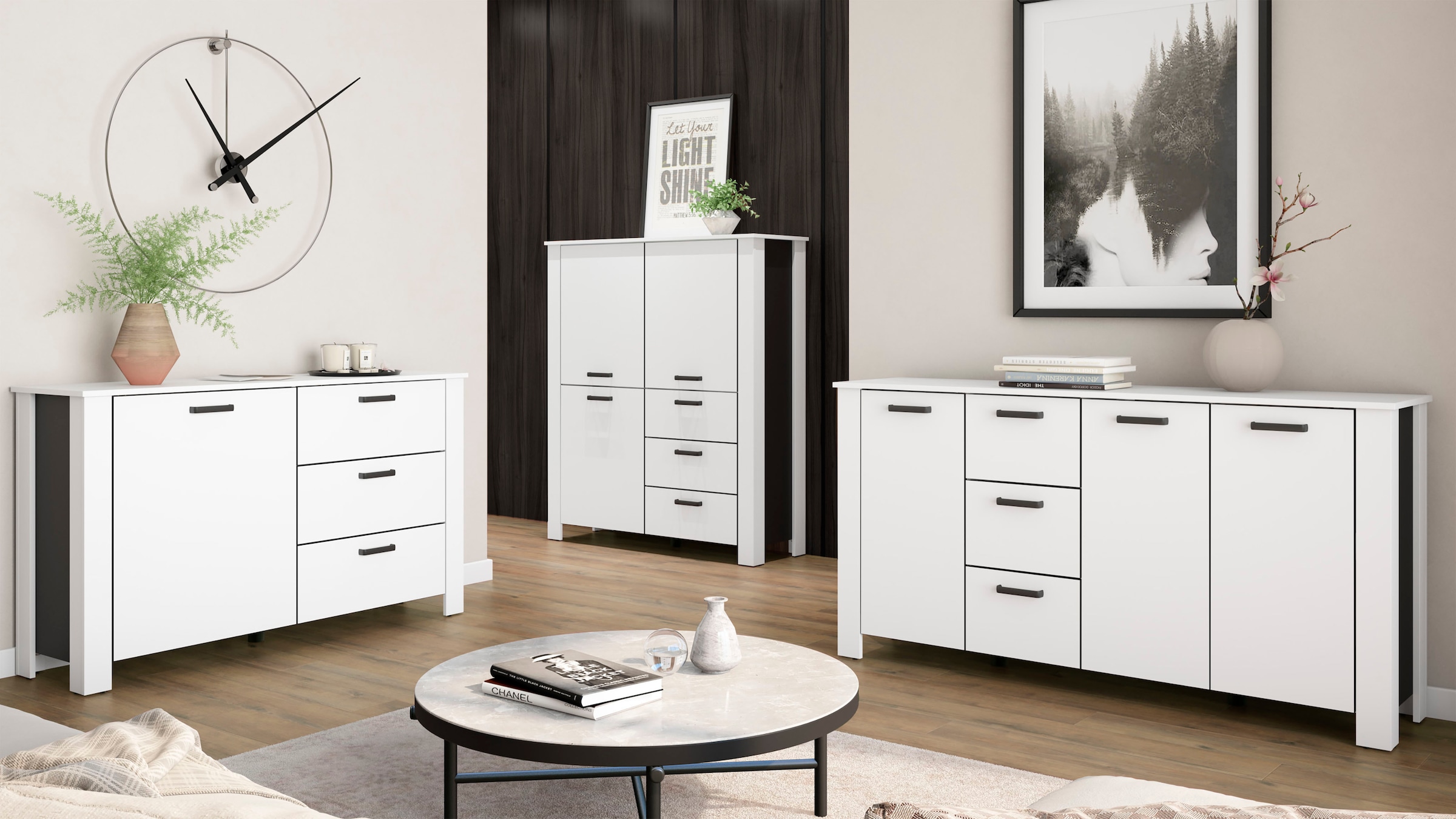 byLIVING Sideboard »Faro« 1 Stk. tlg. moderne Kommode in verschiedenen Farben verfügbar, 160cm.