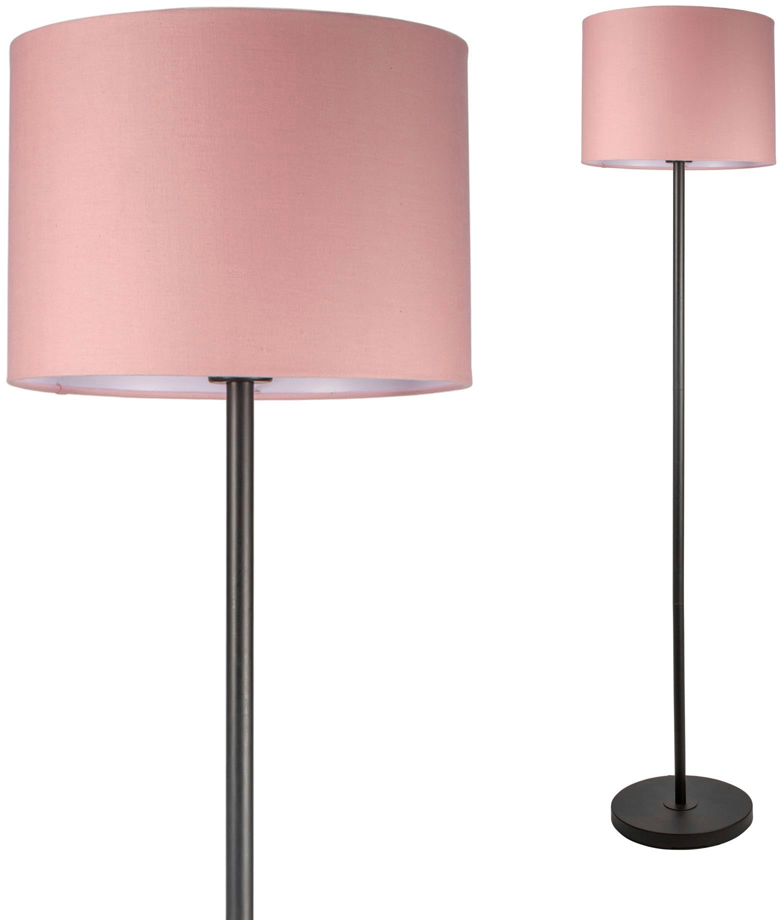 Pauleen Stehlampe »Grand Reverie«, kaufen Rosa Raten flammig-flammig, auf E27, 10 Stoffschirm