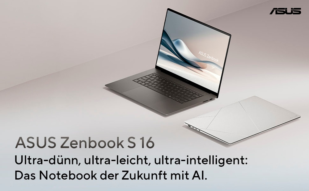 Asus Notebook »Zenbook S 16 UM5606WA-RK333W«, 40,6 cm, / 16 Zoll, AMD, Ryzen, Radeon 890M, 1000 GB SSD