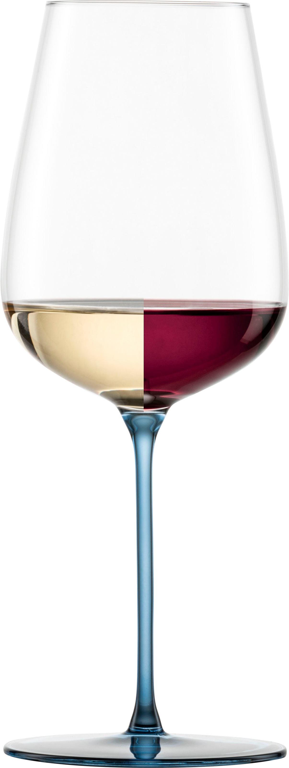 EISCH GERMANY Weinglas »INSPIRE SENSISPLUS, Made in Germany« die Veredelung der Stiele erfolgt in Handarbeit, 2-teilig blau