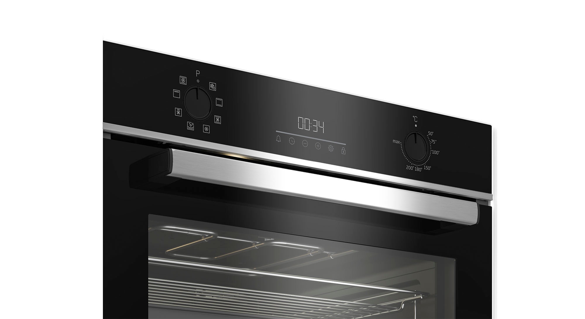 BEKO Einbaubackofen »BBCM13300X«, BBCM13300X, SteamShine