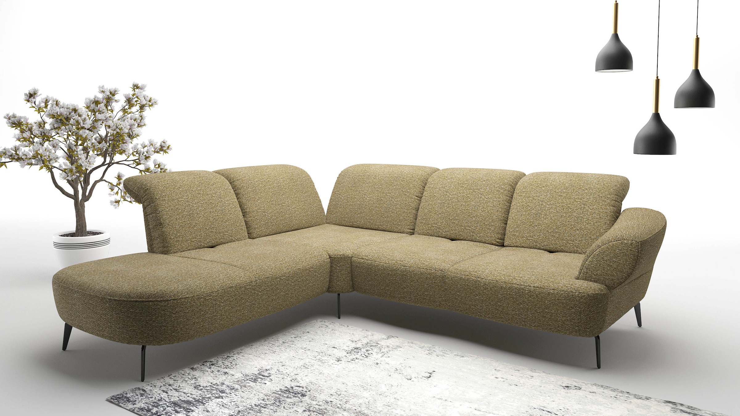 sit&more Ecksofa »Dance, L-Form, inkl. Sitztiefenverstellung« inkl. Click&S günstig online kaufen