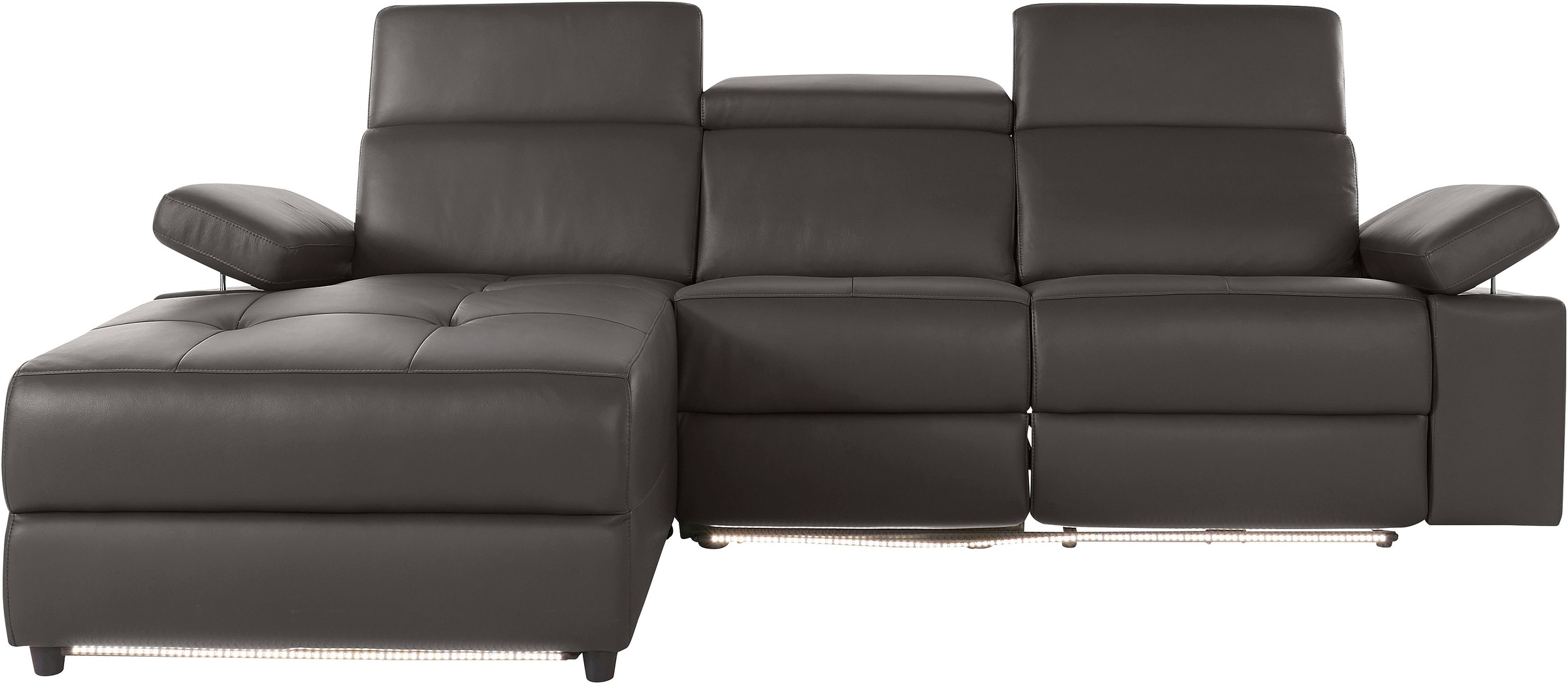 Places of Style Ecksofa »Kilado, L-Form,«, mit Relaxfunktion, verstellbarer günstig online kaufen