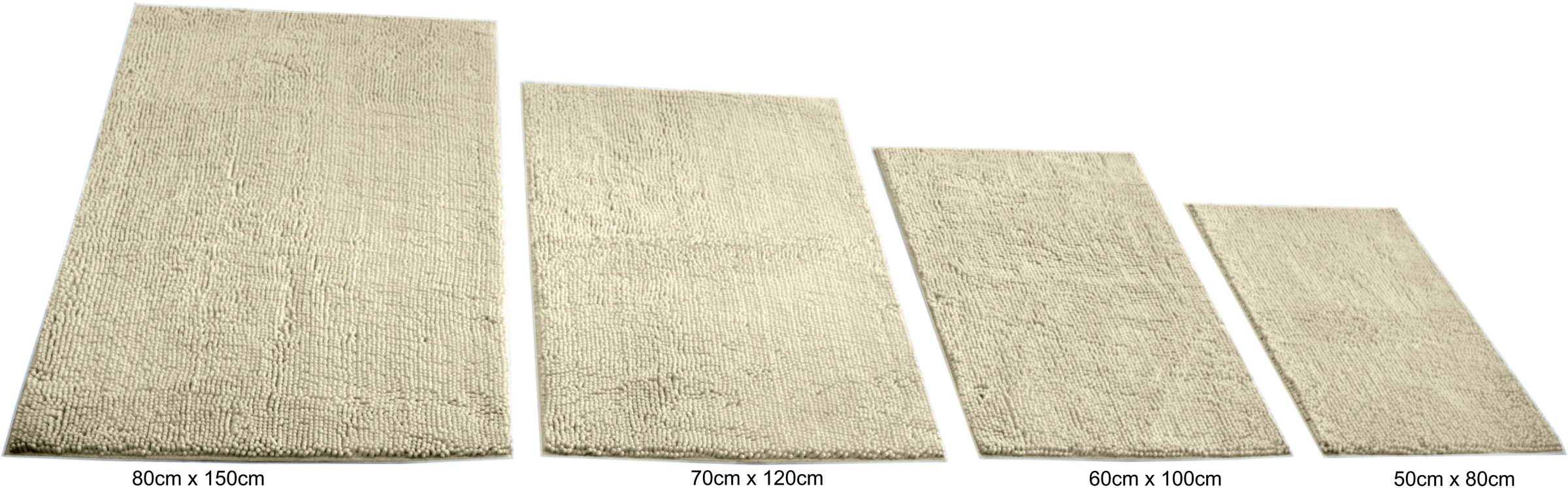 KiNZLER Badematte »Chenille« Höhe 18 mm rutschhemmend beschichtet fußbodenh günstig online kaufen