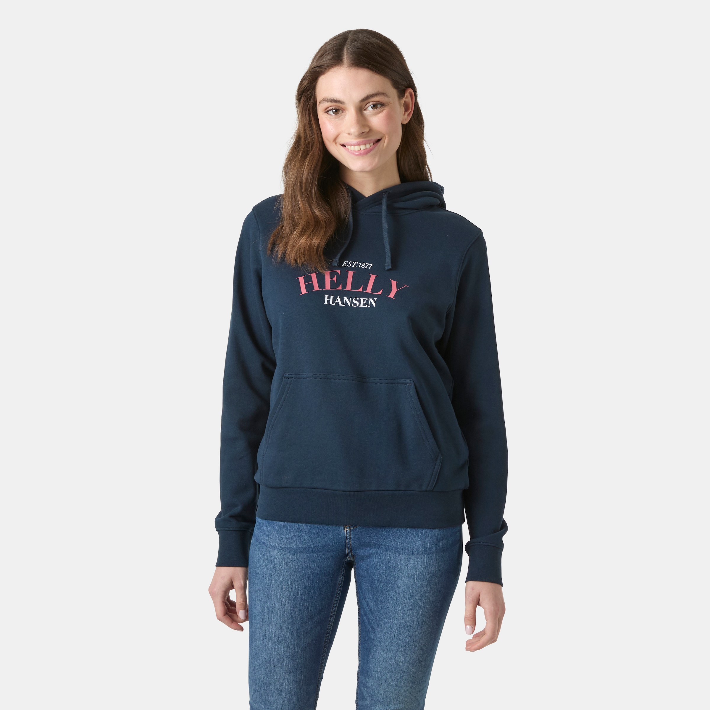 Helly Hansen Kapuzensweatshirt »W CORE GRAPHIC HOODIE«, mit Kapuze, für sportliche Aktivitäten und Freizeit
