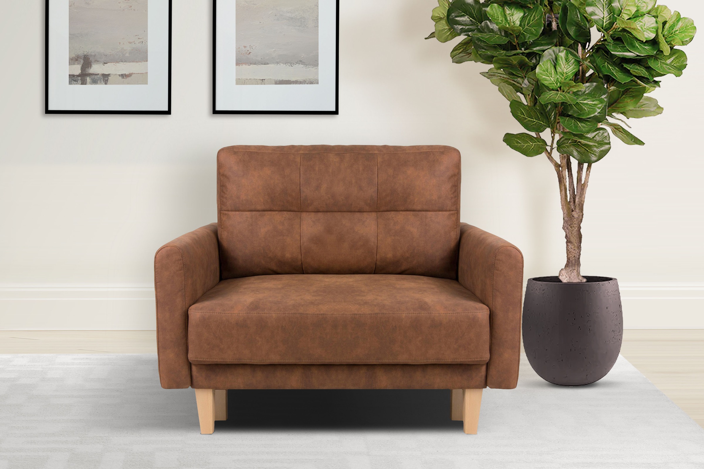 Home affaire Sessel TRIPLO Relaxsessel mit Wellenunterfederung, Maße B/T/H: günstig online kaufen