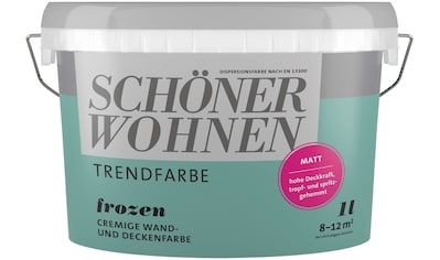 SCHÖNER WOHNEN-Kollektion Wand- und Deckenfarbe »Trendfarbe«, 1 Liter, Frozen,... kaufen