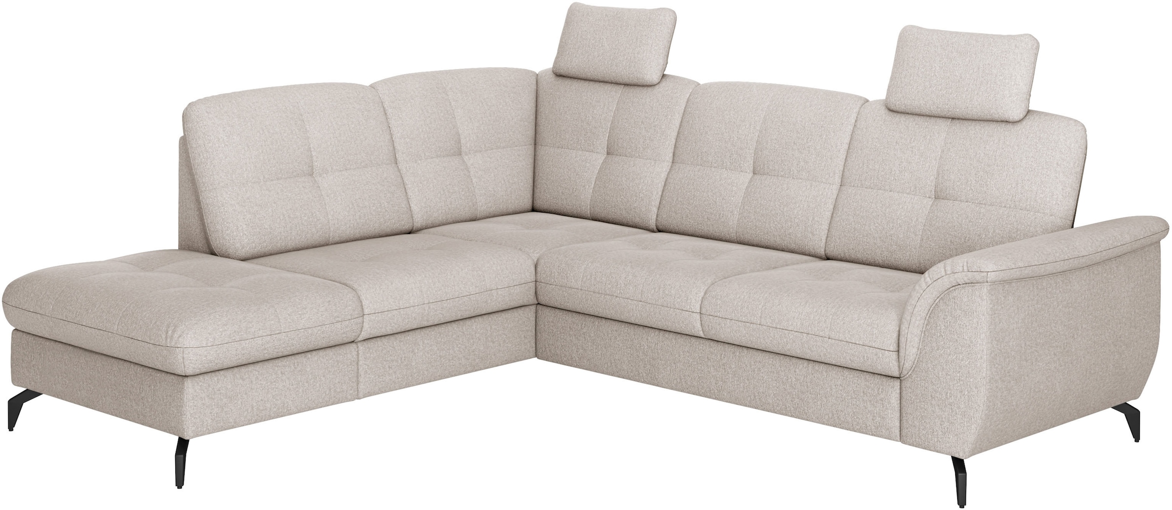 sit&more Ecksofa »Zora L-Form«, wahlweise mit Bettfunktion und Bettkasten