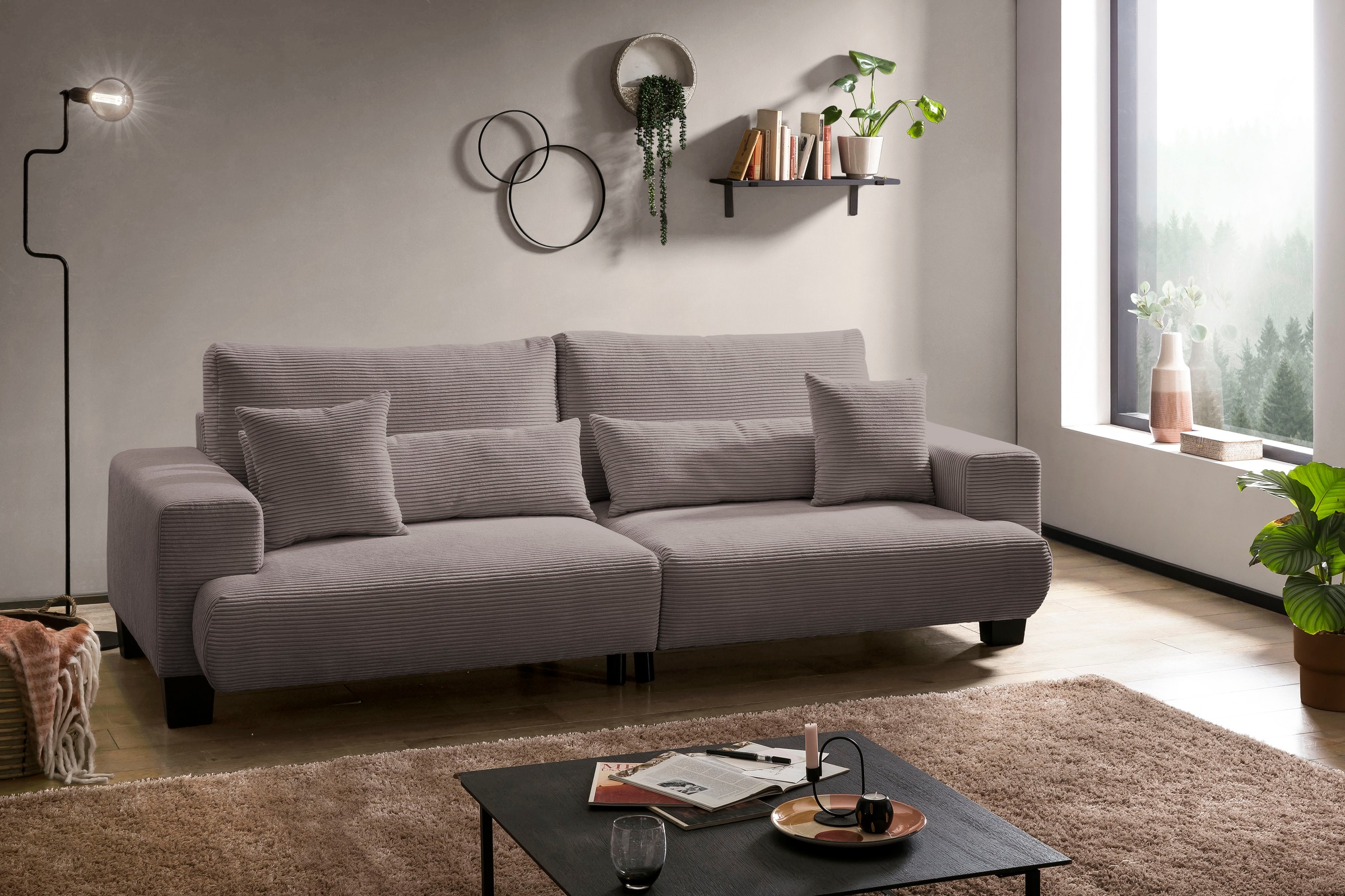 exxpo - sofa fashion Big-Sofa »Big Ayo, Megasofa, toller Sitzkomfort, moder günstig online kaufen