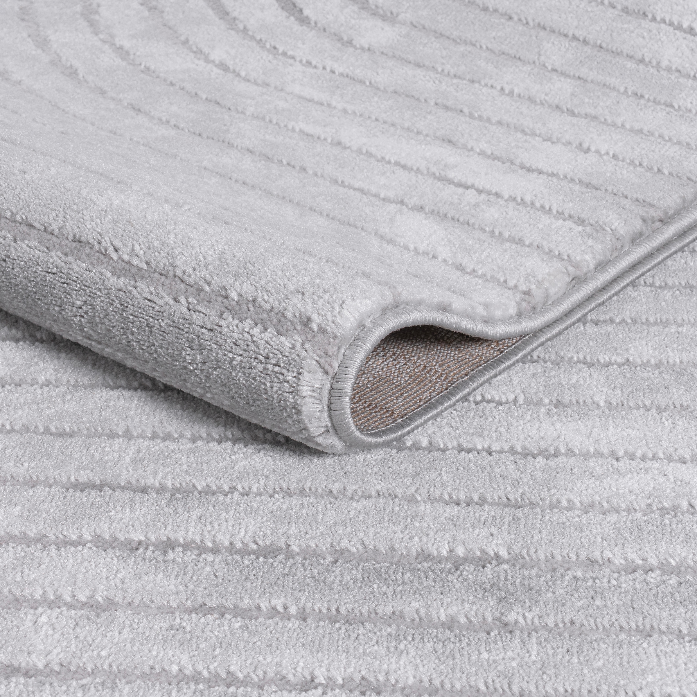 OTTO home Teppich »Luvu«, rechteckig, 12 mm Höhe, Modernes Design mit Boho-Charme, Hoch-Tief-Struktur, dezenter Glanz