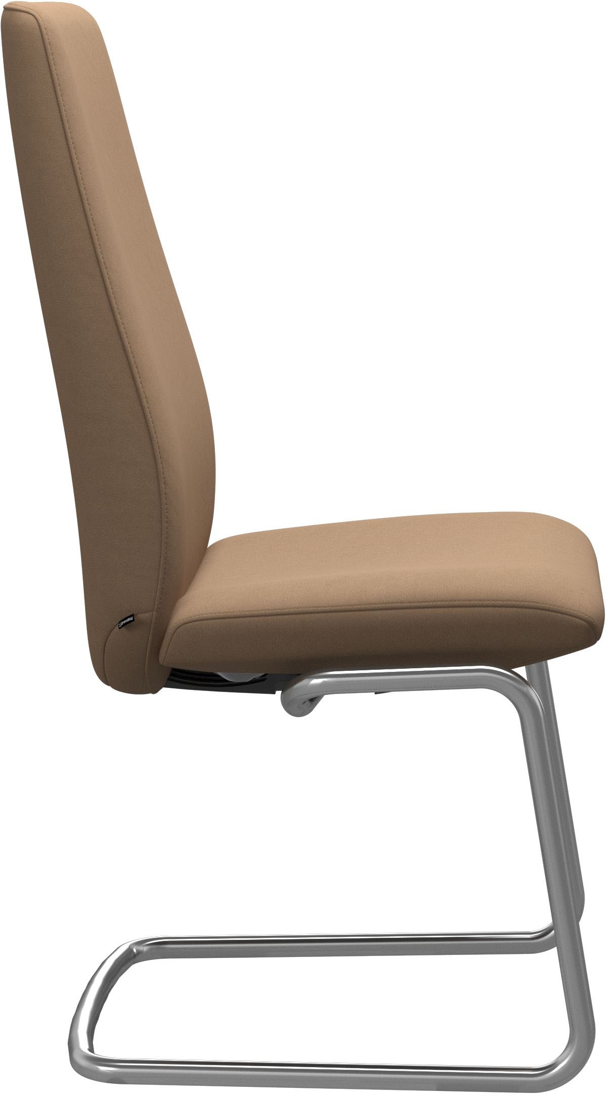 Stressless® Polsterstuhl »Laurel«, Microfaser DINAMICA, High Back, Größe L, mit Beinen aus Stahl in Chrom glänzend