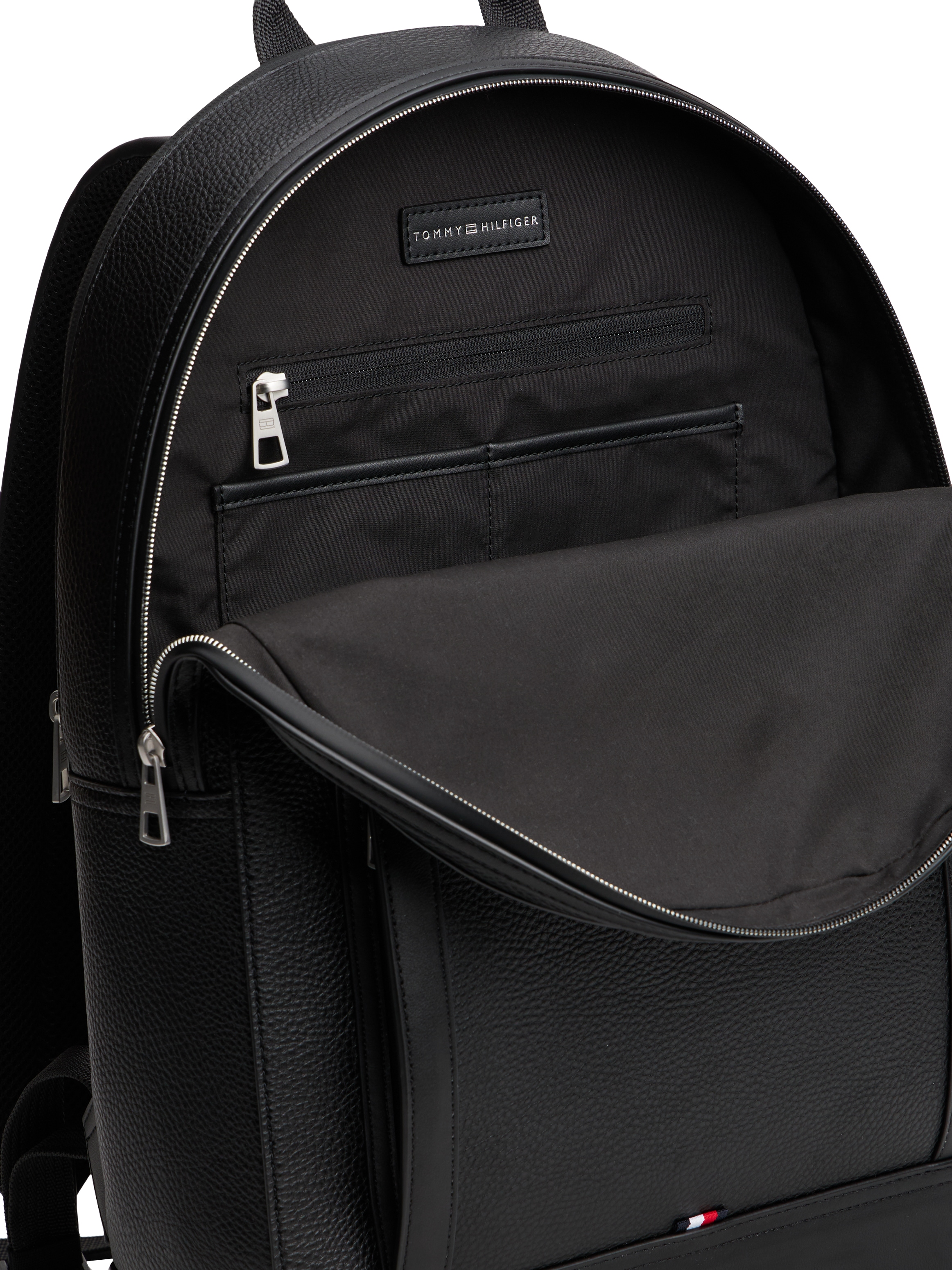 Tommy Hilfiger Cityrucksack »TH CENTRAL BACKPACK« , Unisex Freitzeitrucksack, Arbeitsrucksack mit Vordertaschenfach