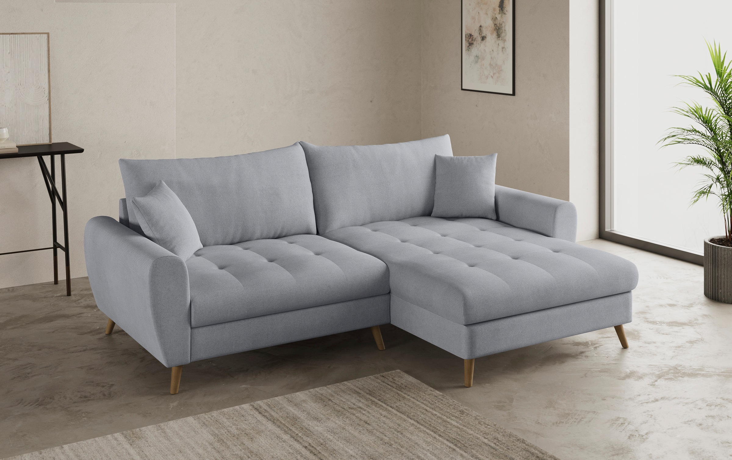 Mr. Couch Ecksofa »Blackburn II, L-Form«, Mit Kaltschaumpolsterung bis 140 günstig online kaufen