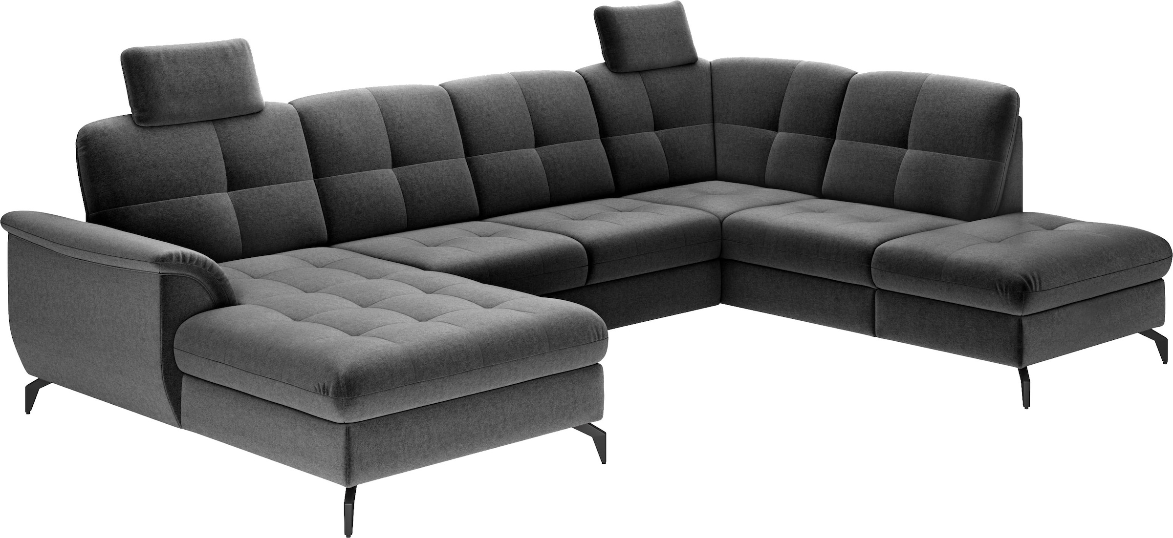 sit&more Wohnlandschaft »Zora U-Form«, wahlweise mit Bettfunktion und Bettkasten