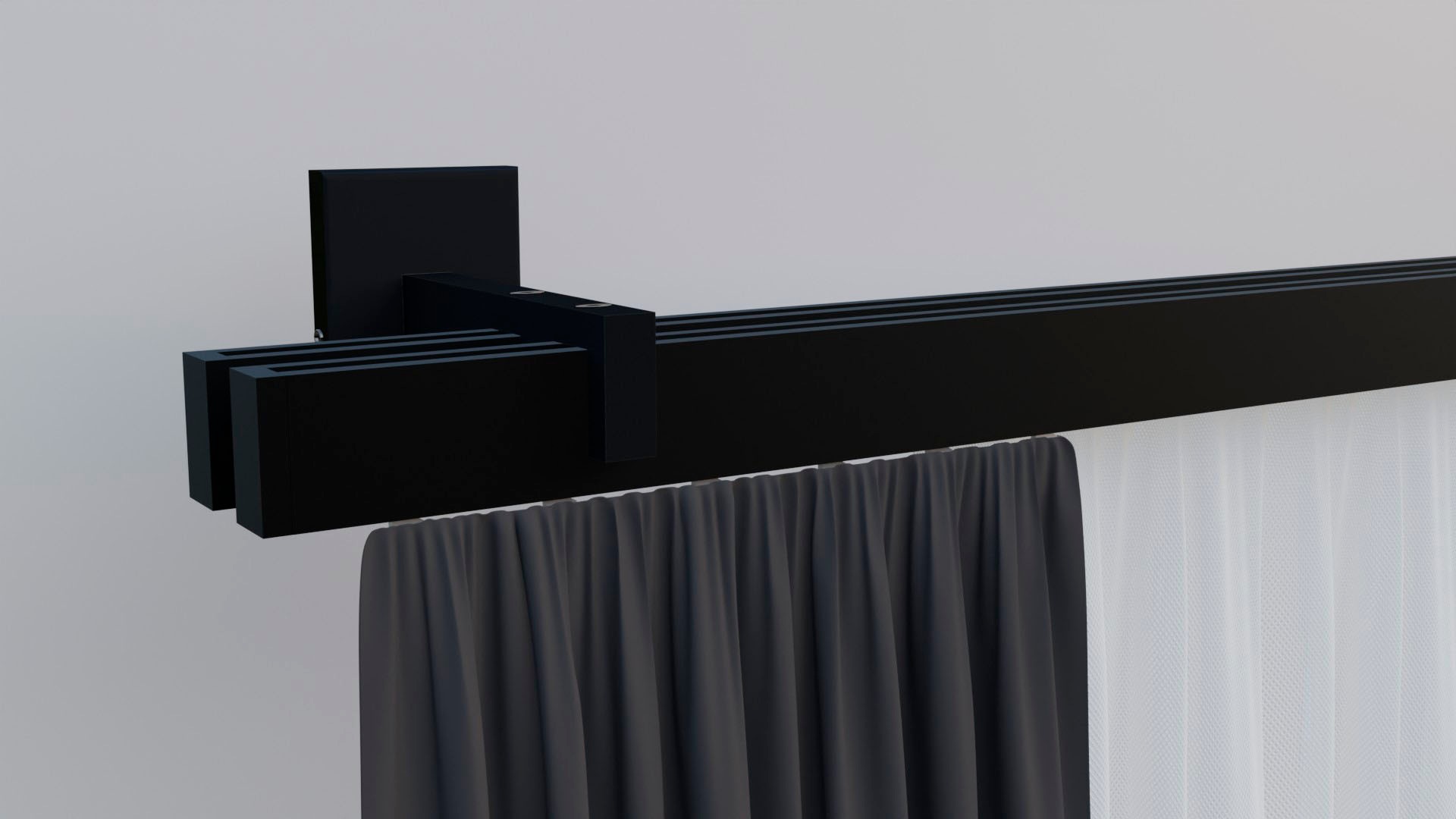 indeko Gardinenstange "Consul" Ø 20 mm 2 läufig-läufig Wunschmaßlänge Innen günstig online kaufen