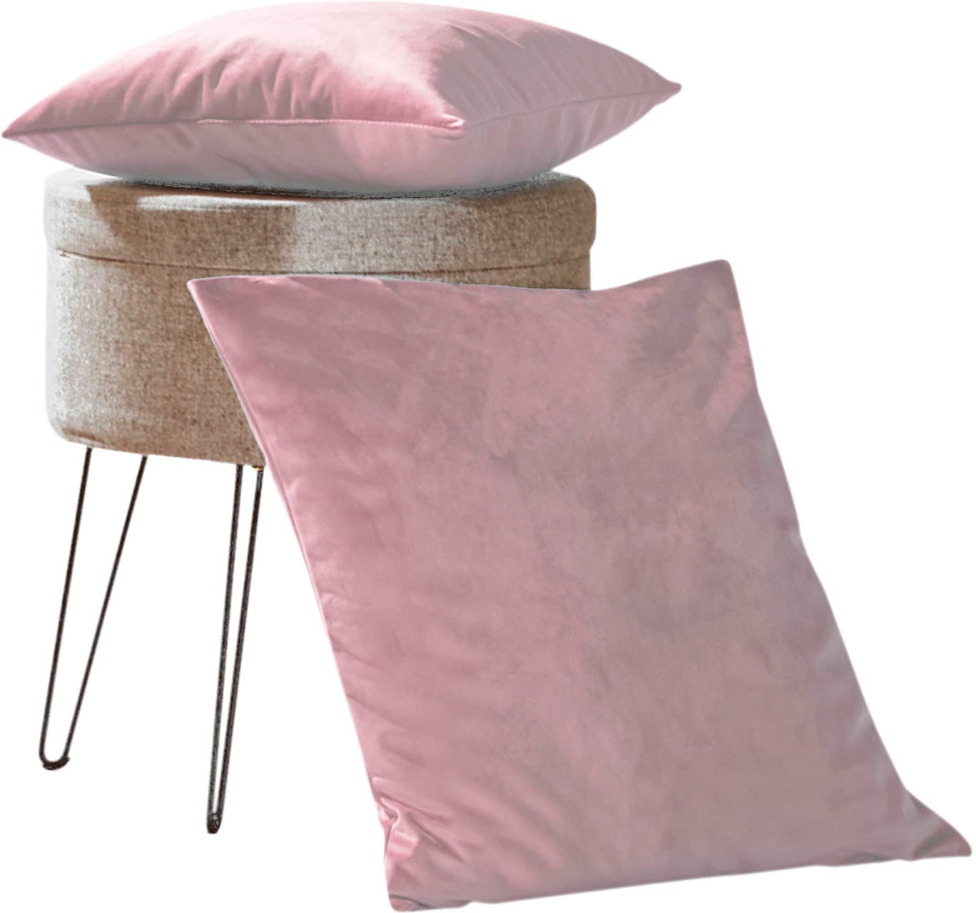 Weckbrodt Dekokissen »Valentin« Samt-Optik, Velour, Unifarben, Kissenhülle günstig online kaufen