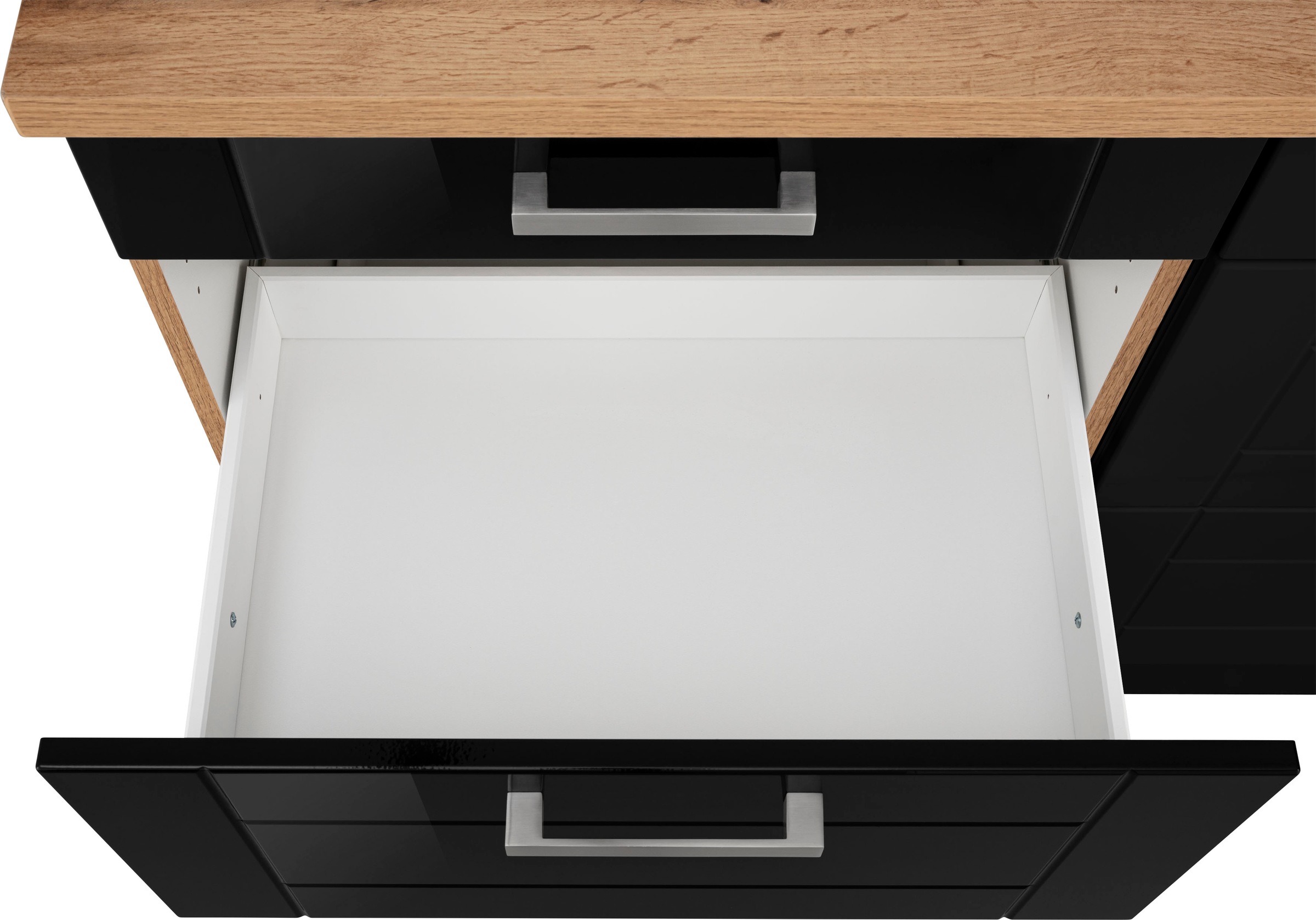 KOCHSTATION Winkelküche »KS-Tinnum«, mit E-Geräten, Stellbreite 240/270 cm
