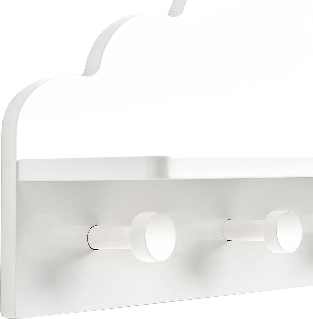 Zeller Present Garderobenleiste »Wolke«, praktische Wandgarderobe für Kinderjacken im Wolkendesign