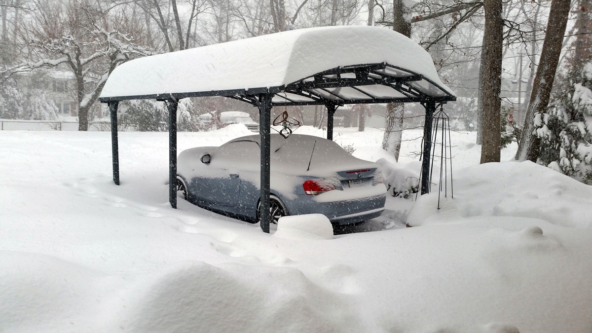 Palram - Canopia Einzelcarport »Arcadia«, Aluminium, 325 cm, Anthrazit, wartungsfrei