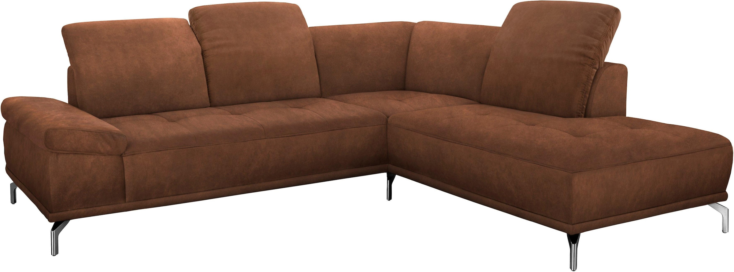 Home affaire Ecksofa »Caluna« Inkl.Sitztiefenverstellung, wahlweise mit Kop günstig online kaufen