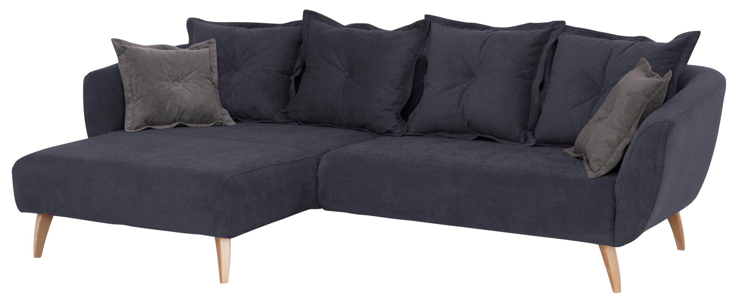 Home affaire Ecksofa »Baggio L-Form«, Zierkissen inklusive