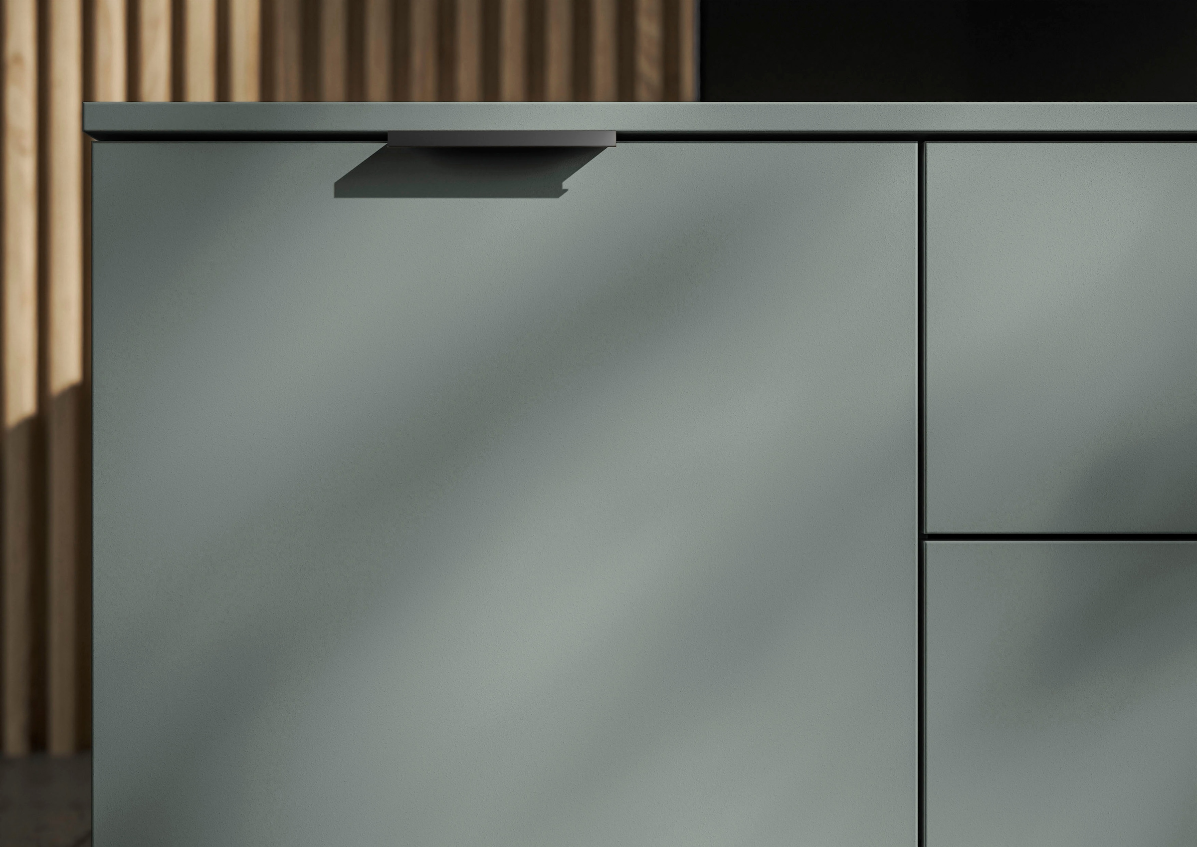 HBZ Lowboard »Linz TV-Unterschrank, BxHxT 180x47x40cm«, (1 St.), Breite 180cm,Lip-Griff, Melaminbeschichtung