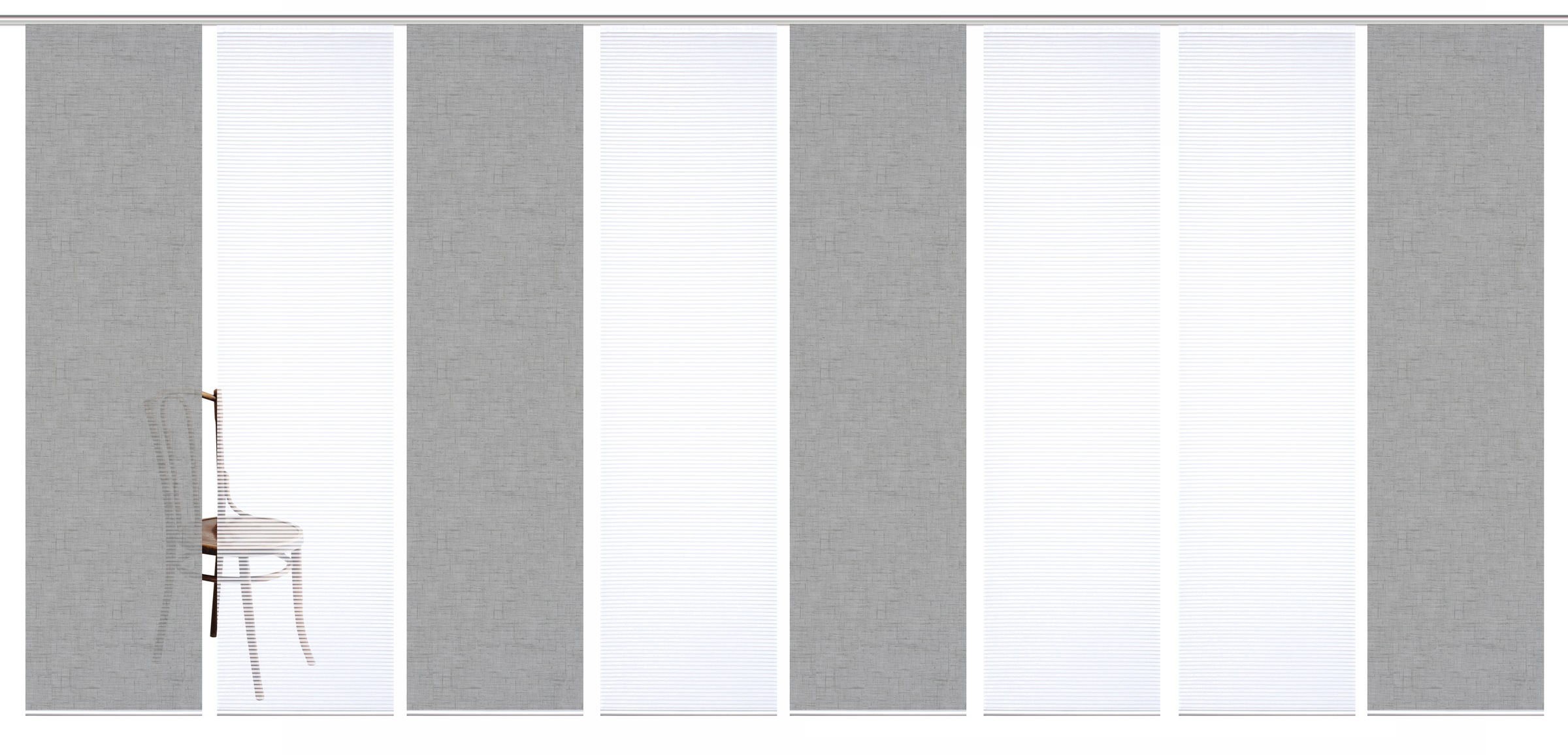 HOME in green Schiebegardine »ESTRA« Paneelwagen 8 Stk. tlg. SET DIGITALDRU günstig online kaufen