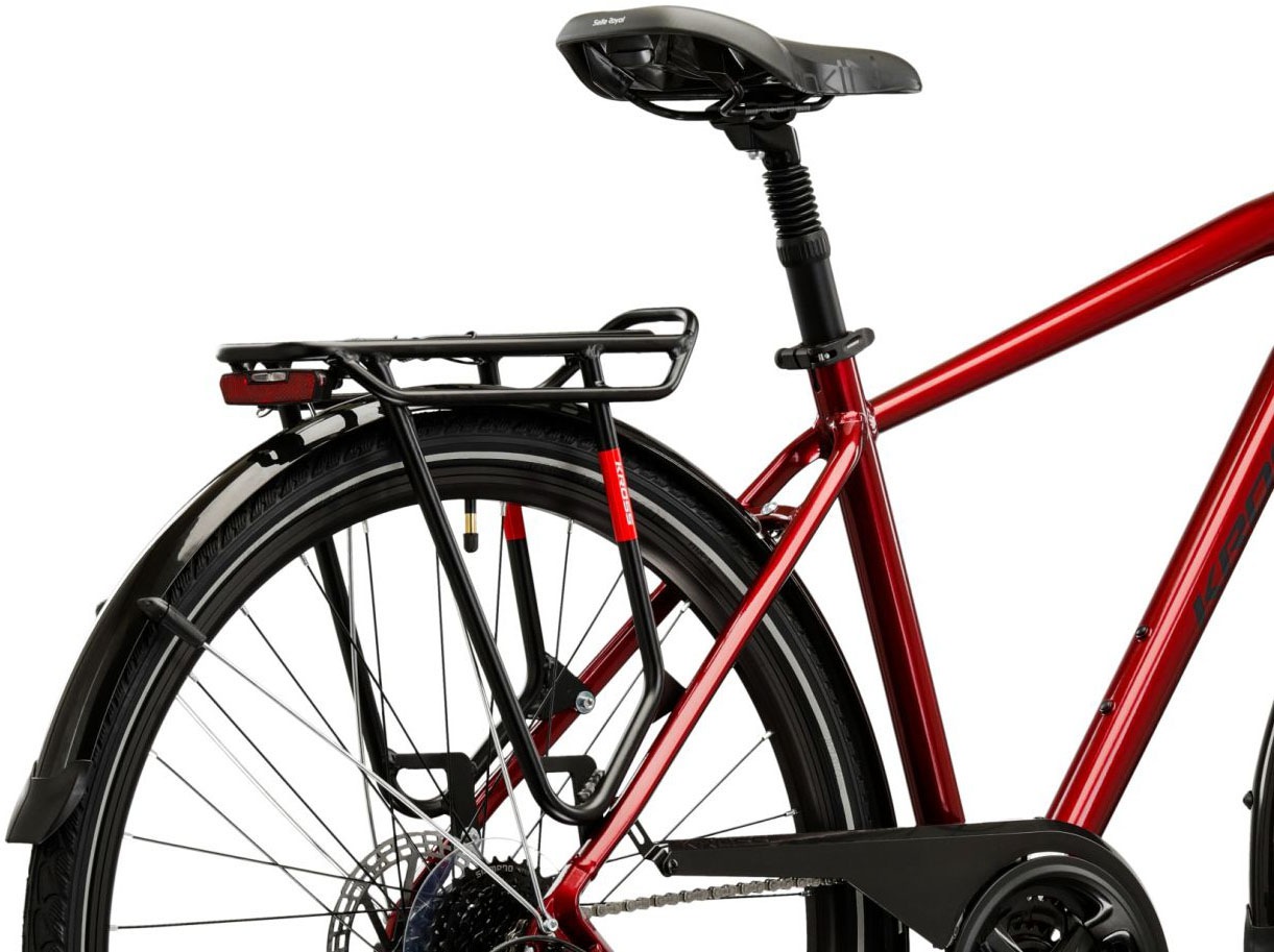 Kross Trekkingrad »Herren-Trekkingrad 28" Trans 4.0 Rot 24 Gänge« 24 Gang Shimano ACERA M3020 Schaltwerk Kettenschaltung
