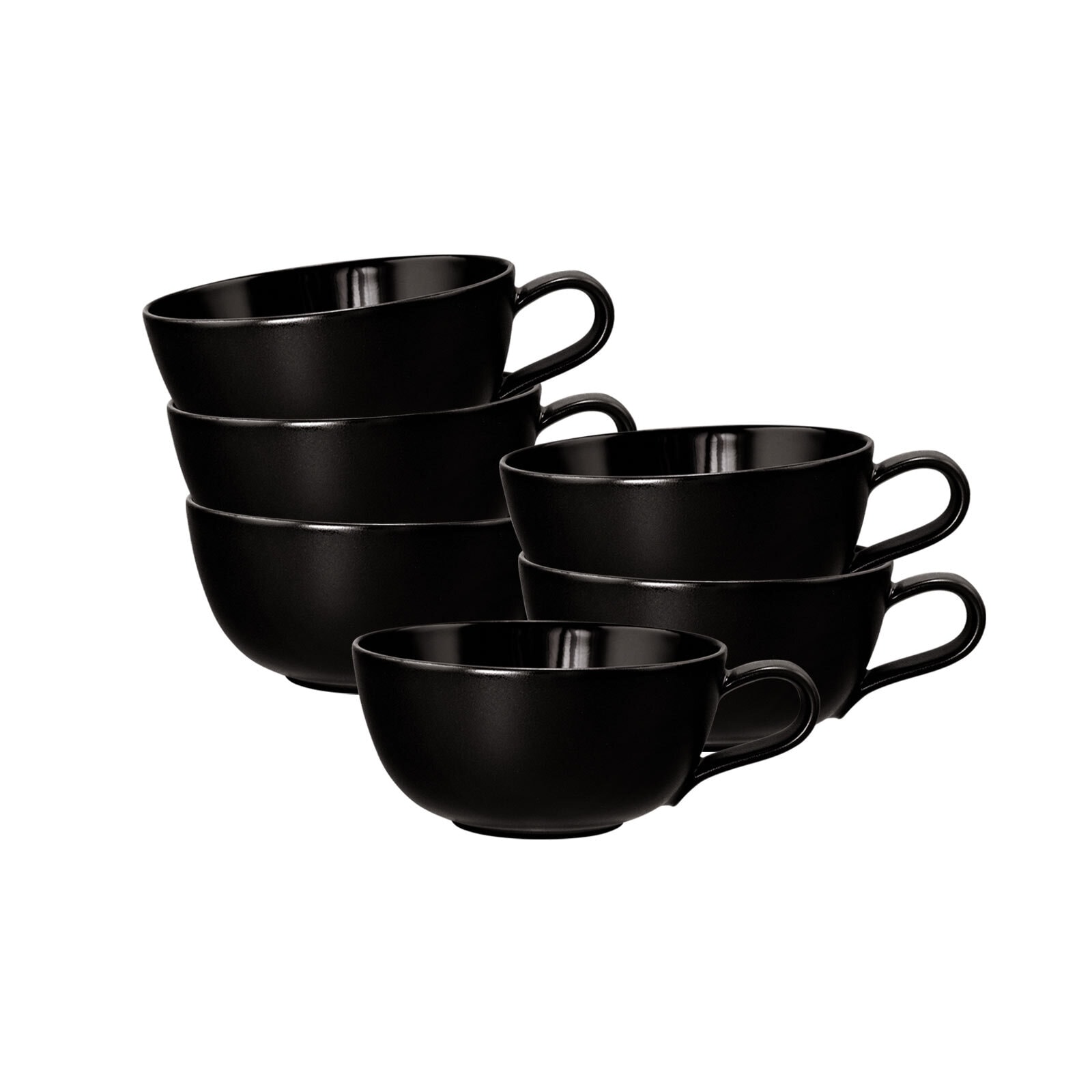 Seltmann Weiden Tasse »Teetassen Liberty Velvet Black 290 ml 6er Set schwar günstig online kaufen