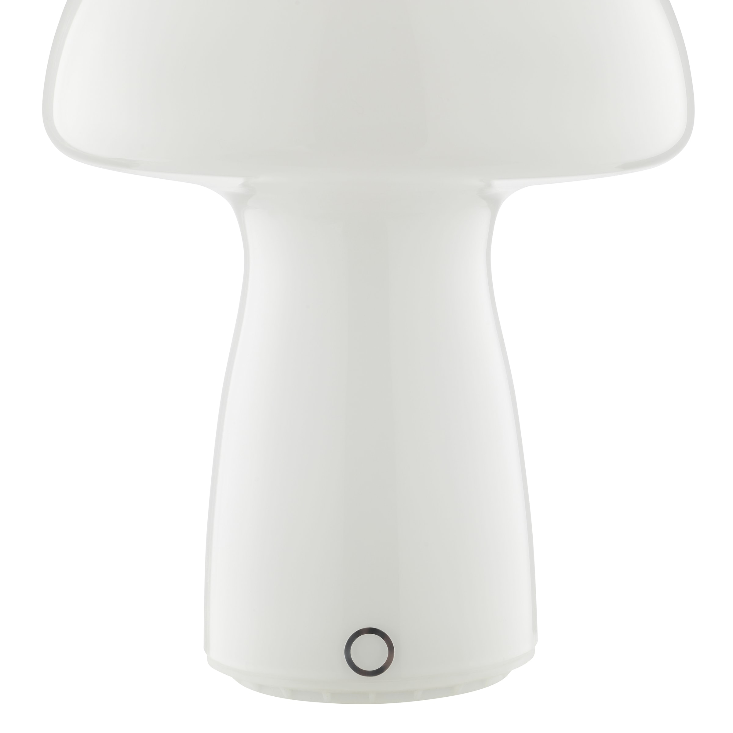 Brilliant LED Tischleuchte »Erik« LED-Modul 1 Stk. Warmweiß Pilzleuchte mit Akku, 22 x 16 cm, 250 lm, 2700 K, dimmbar, Glas, weiß