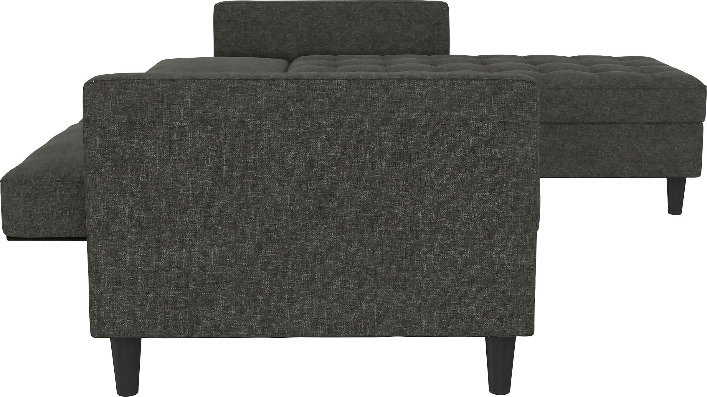 Dorel Home Ecksofa »Presley, L-Form,«, Ecksofa mit Bett-Funktion und Stauraum, verstellbare Rückenlehne