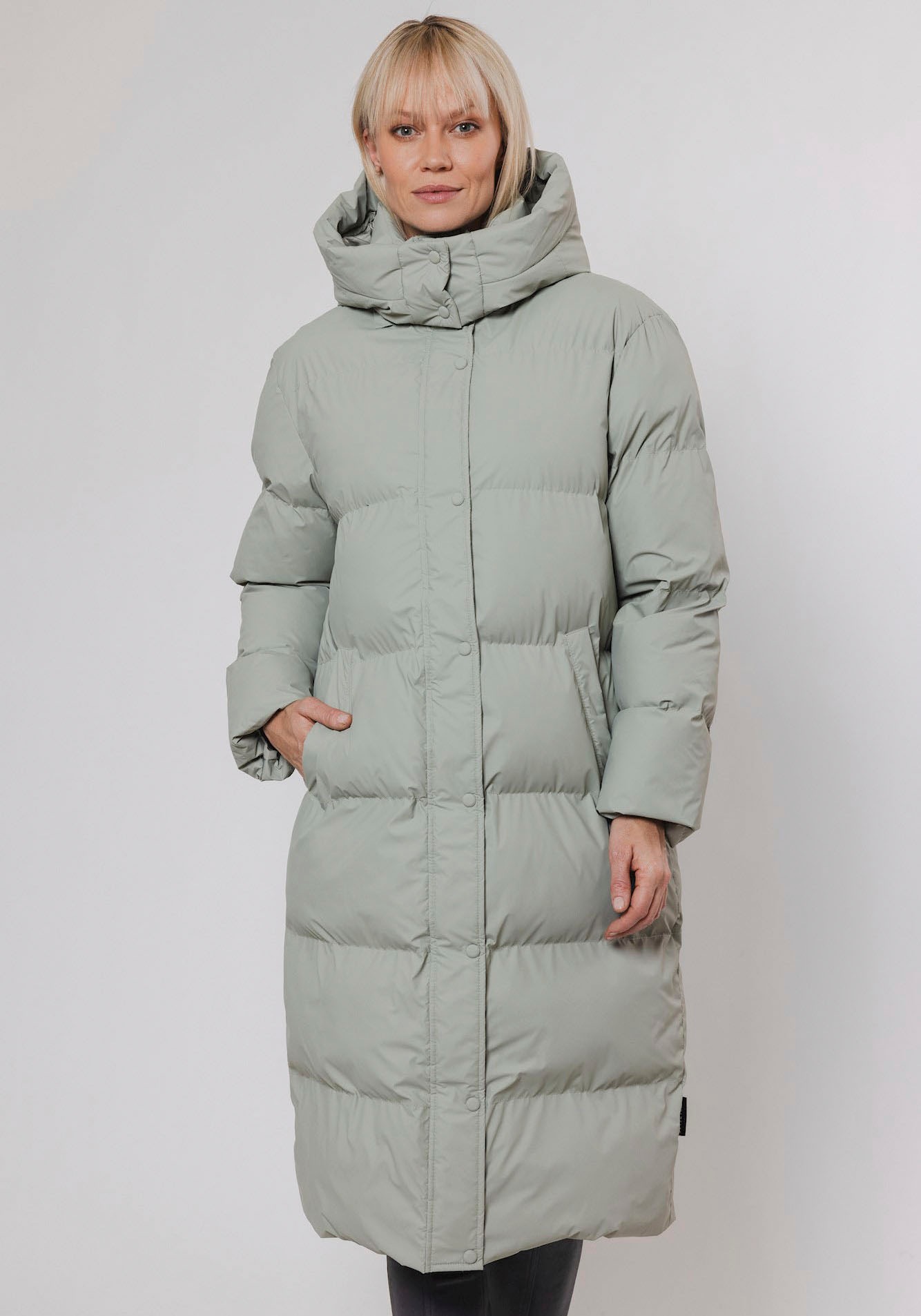 RINO & PELLE Steppmantel »ELLEN« mit wärmender Wattierung artichoke 38 38 Steppmantel von RINO & PELLE