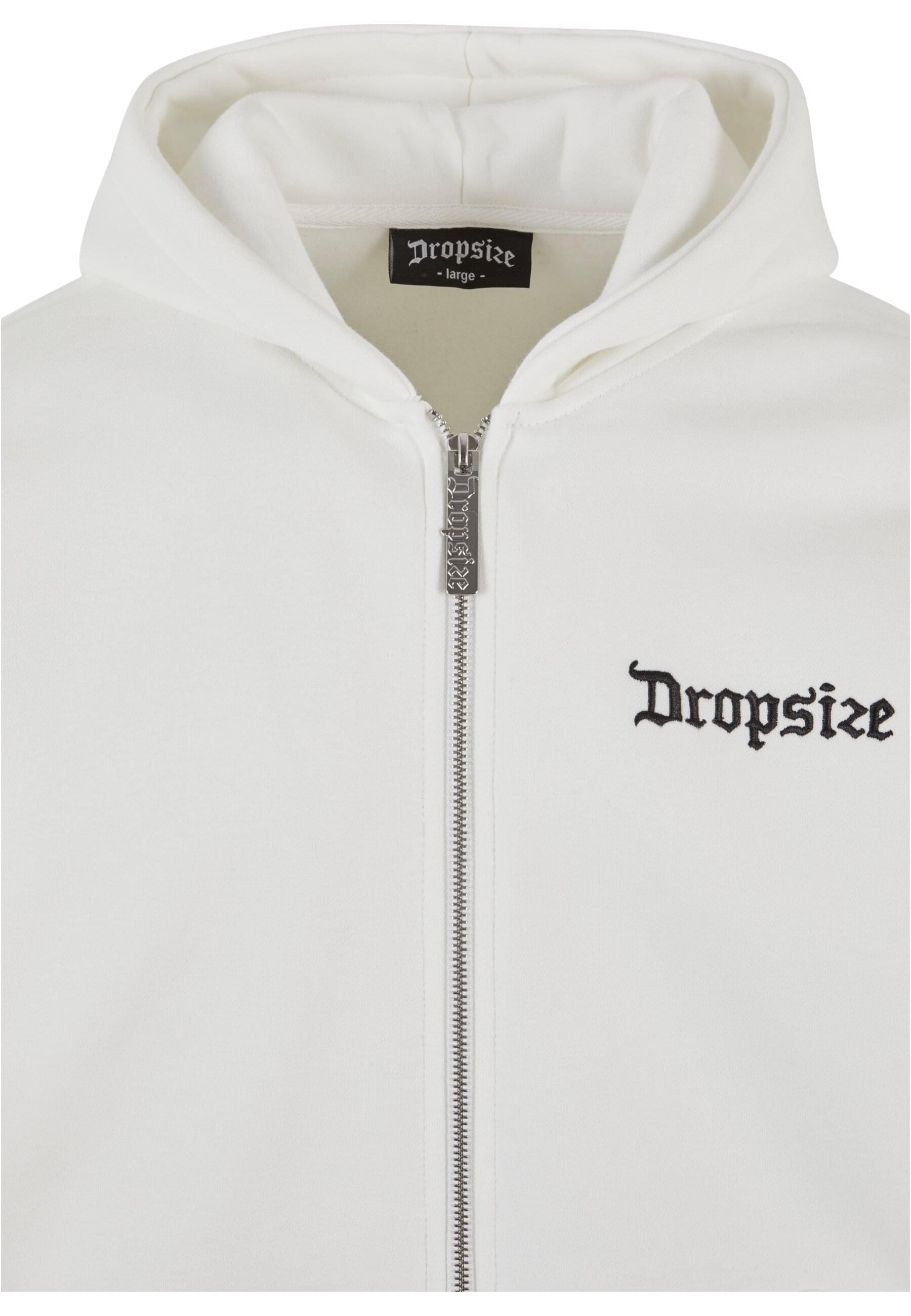 Dropsize Sweatjacke »Dropsize Herren Super Heavy Oversize Blank Zip Hoodie«
