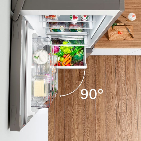BOSCH Kühl-/Gefrierkombination »KGN86VIEA«, Breite 86cm